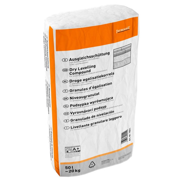 Granules d'égalisation FERMACELL pour sol, sac de 50 L