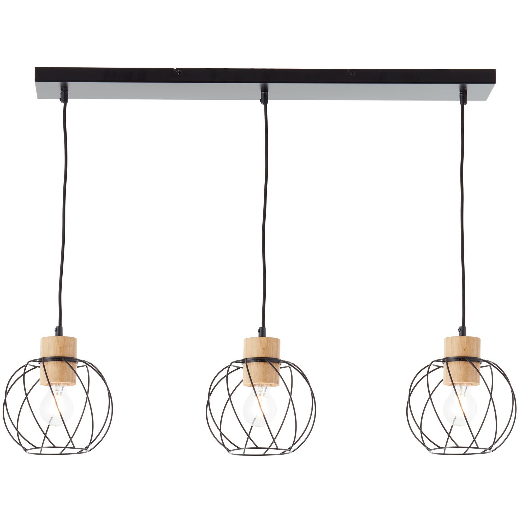 Suspension Mallow bambou, noir, Diam.0 cm INSPIRE, E27 - 5