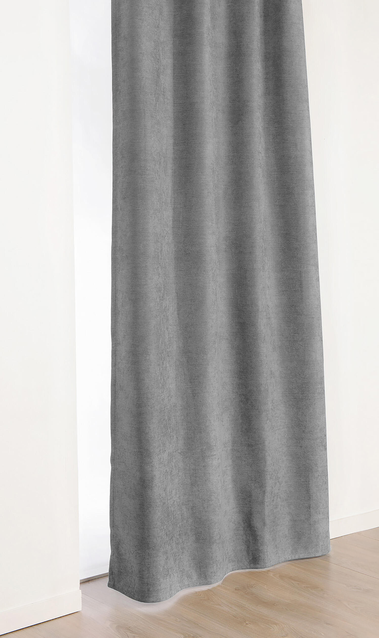 Rideau occultant thermique, Alaska, gris H.240 x l.140 cm - 3
