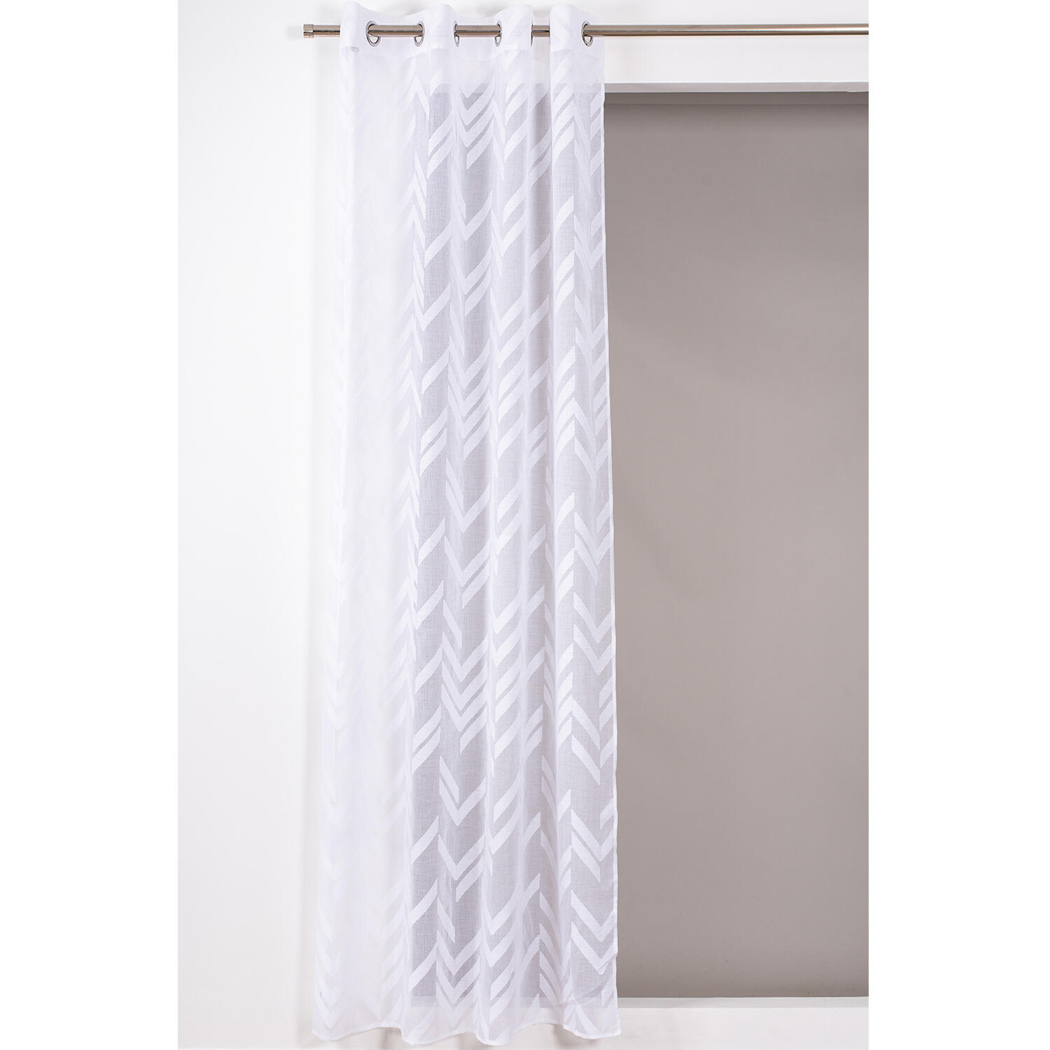 Voilage tamisant, Tequila, blanc H.240 x l.140 cm - 4