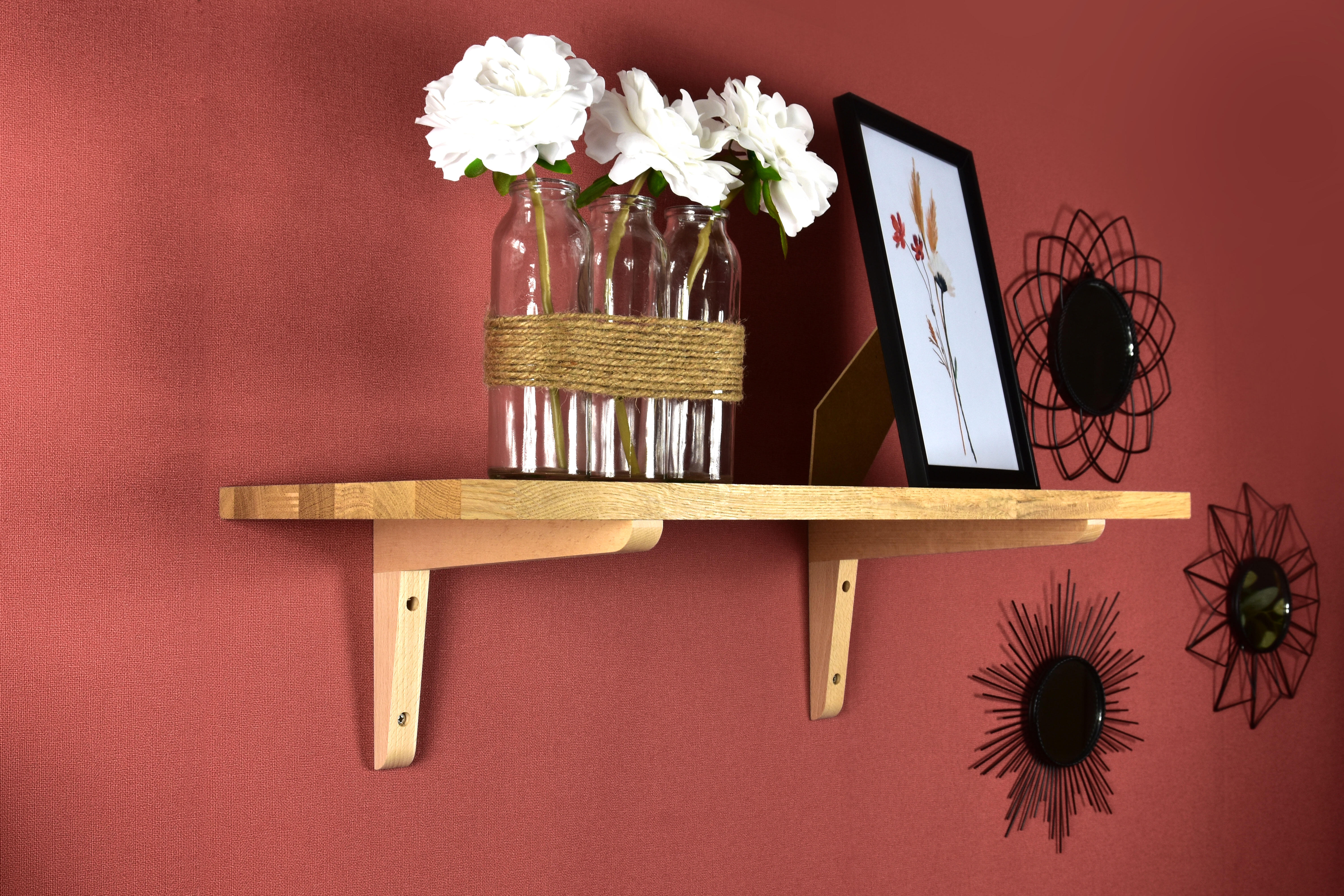 Equerre bois brut - 4