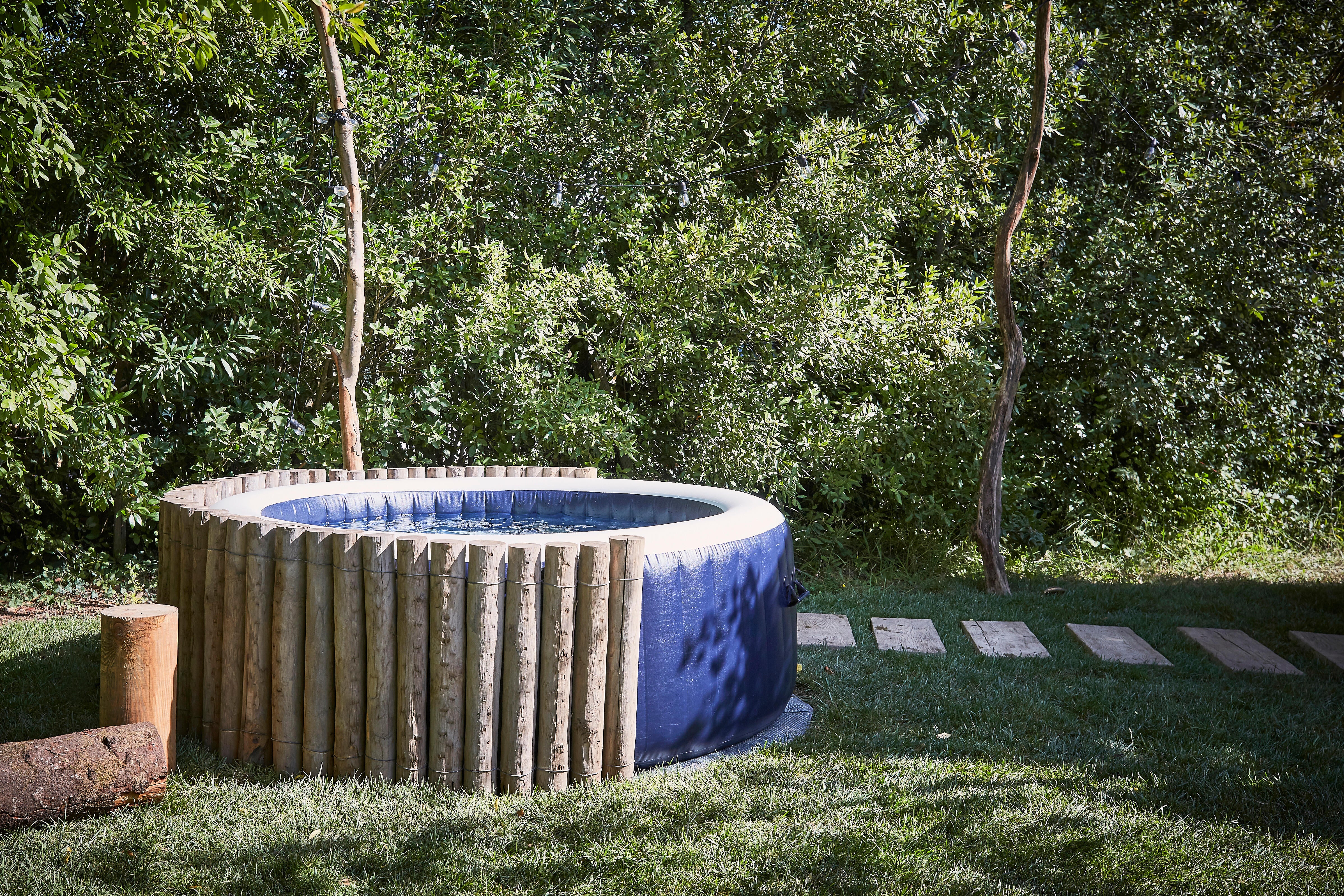 Pure spa gonflable INTEX Blue Navy rond 4 places - 9