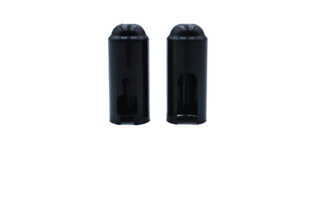 Cache paumelle gris noir - lot de 6 paires