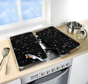 CTC-Trade – Lot De 2 Plaques De Protection En Verre Pour Plaques De Cuisson – 40 X 52 Cm – Anti-éclaboussures Plaque Protection Verre Cuisinière CTC-Trade – Lot De 2 Plaques De Protection En Verre Pour Plaques De Cuisson – 40 X 52 Cm – Anti-éclaboussures Plaque Protection Verre Cuisinière