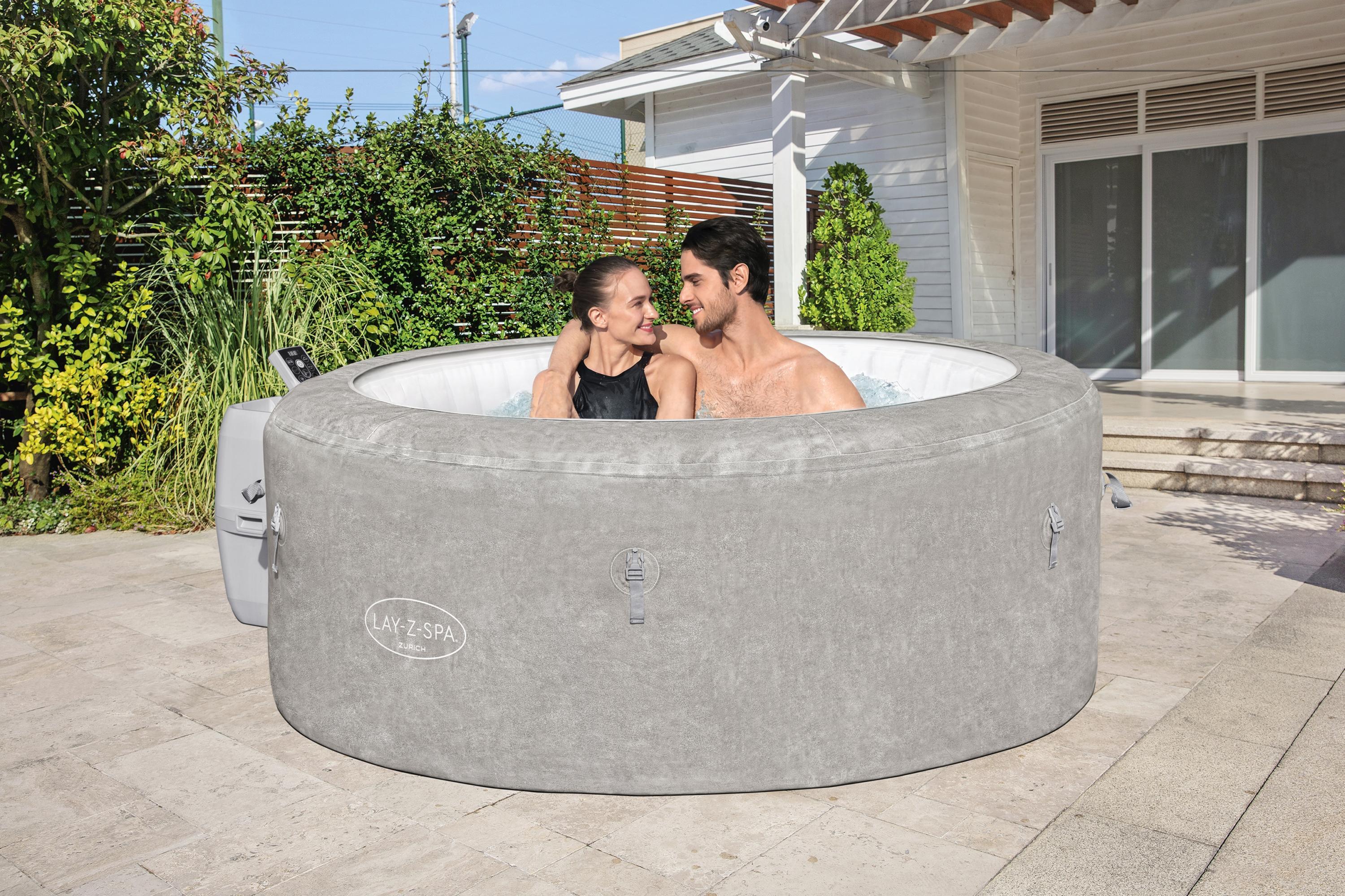 Spa gonflable ZURICH, rond 2/4 personnes - 2