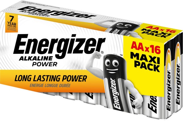 Lot de 16 piles LR06, ENERGIZER