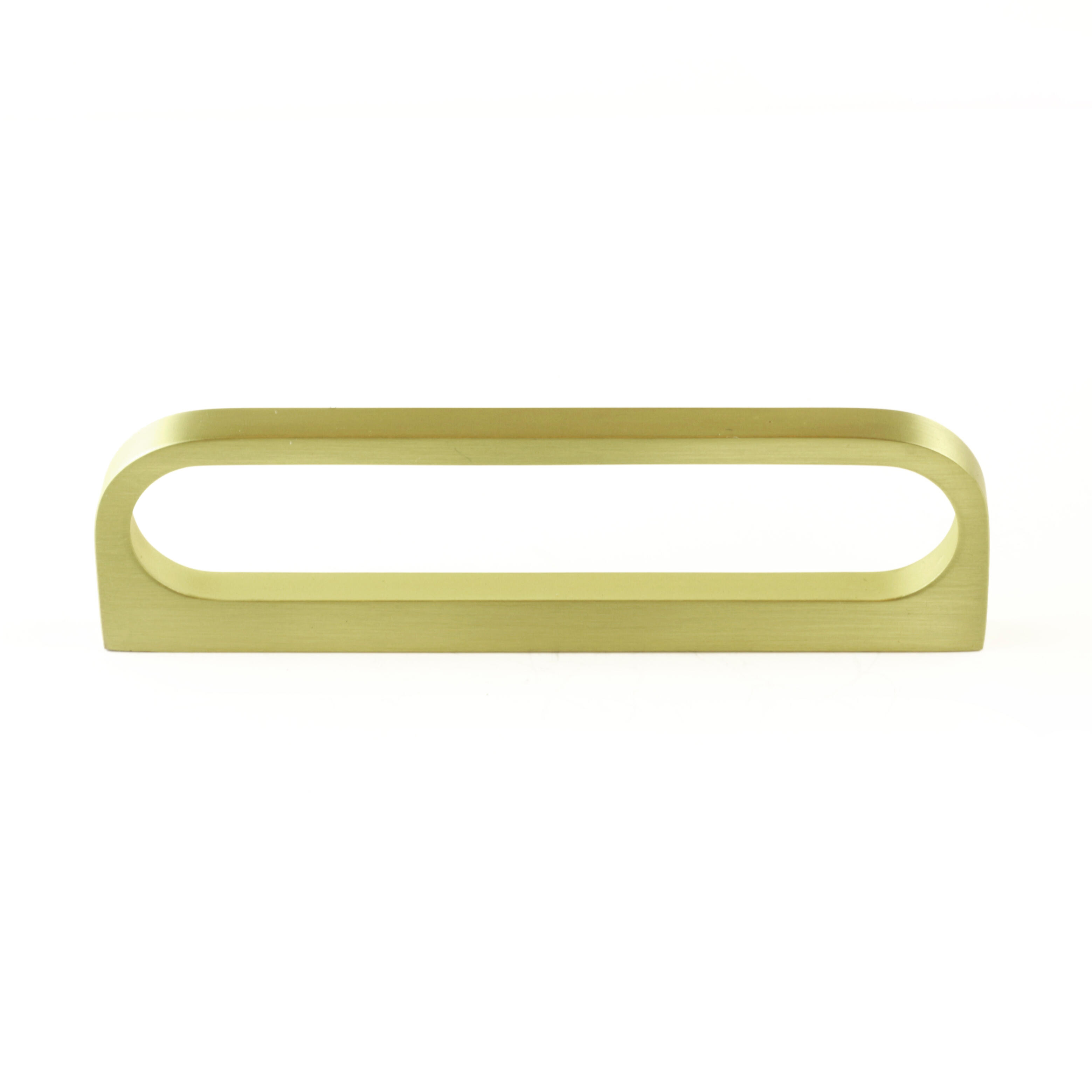 Poignée de meuble Fine, zinc doré mat, entraxe 90 mm - 2