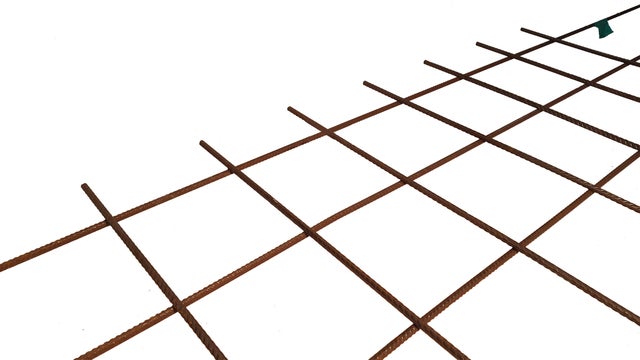 Treillis soudé dallage, 2.4 x 1.2 m Diam.7 mm