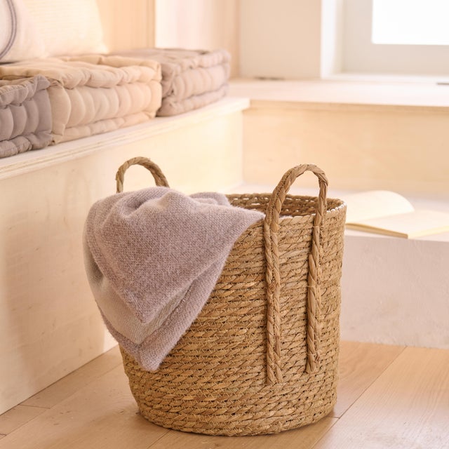 Panier beige l.33 x P.28 x H.28 cm BOX & BEYOND