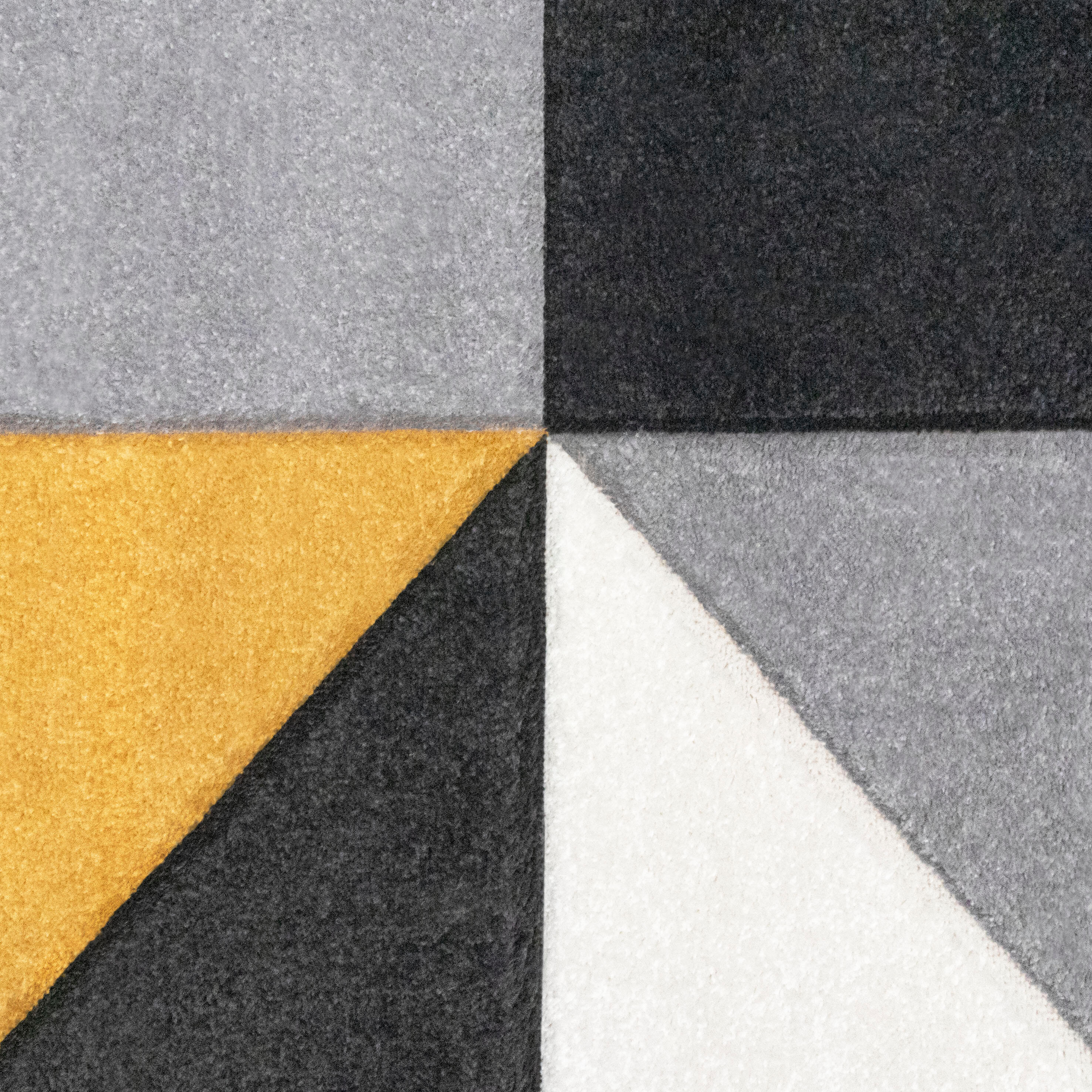 Tapis jaune rectangulaire, l.150 x L.200 cm Geo - 6