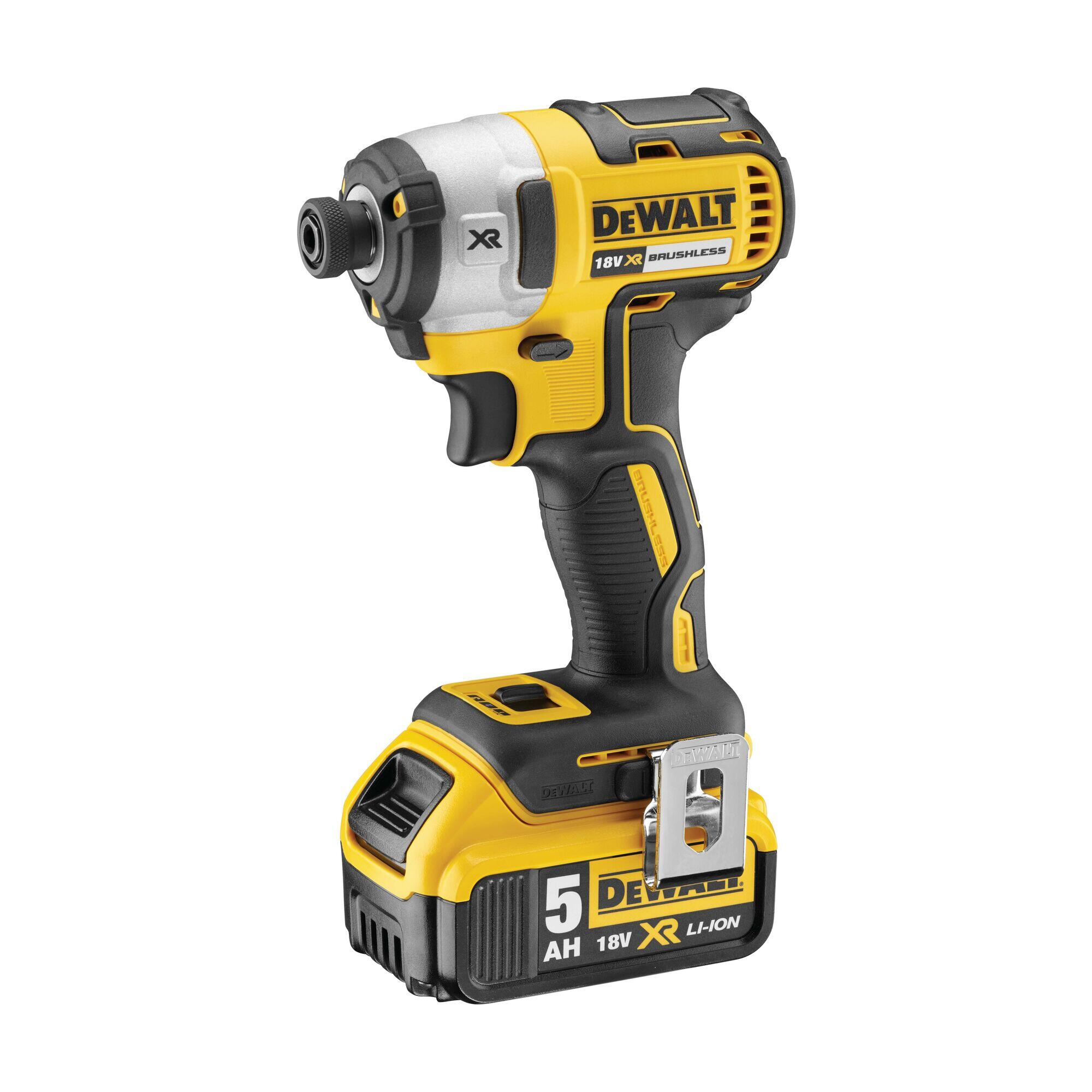 Pack 2 outils Perceuse + Visseuse Choc DEWALT XR 18V, 2x5Ah, DCK268P2T-QW - 3