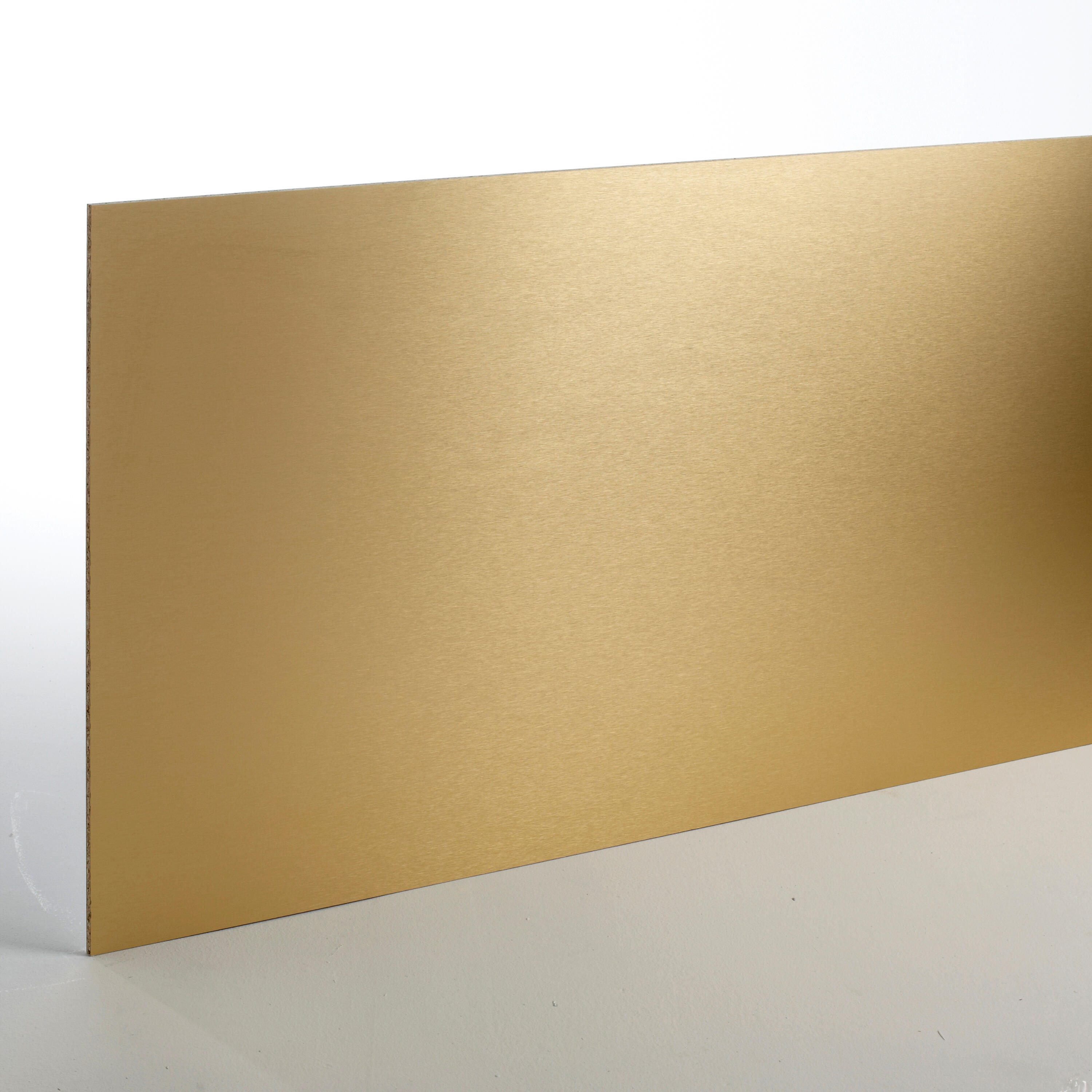 Crédence stratifié Effet doré brossé L.300 x H.64 cm, Ep.9 mm - 10