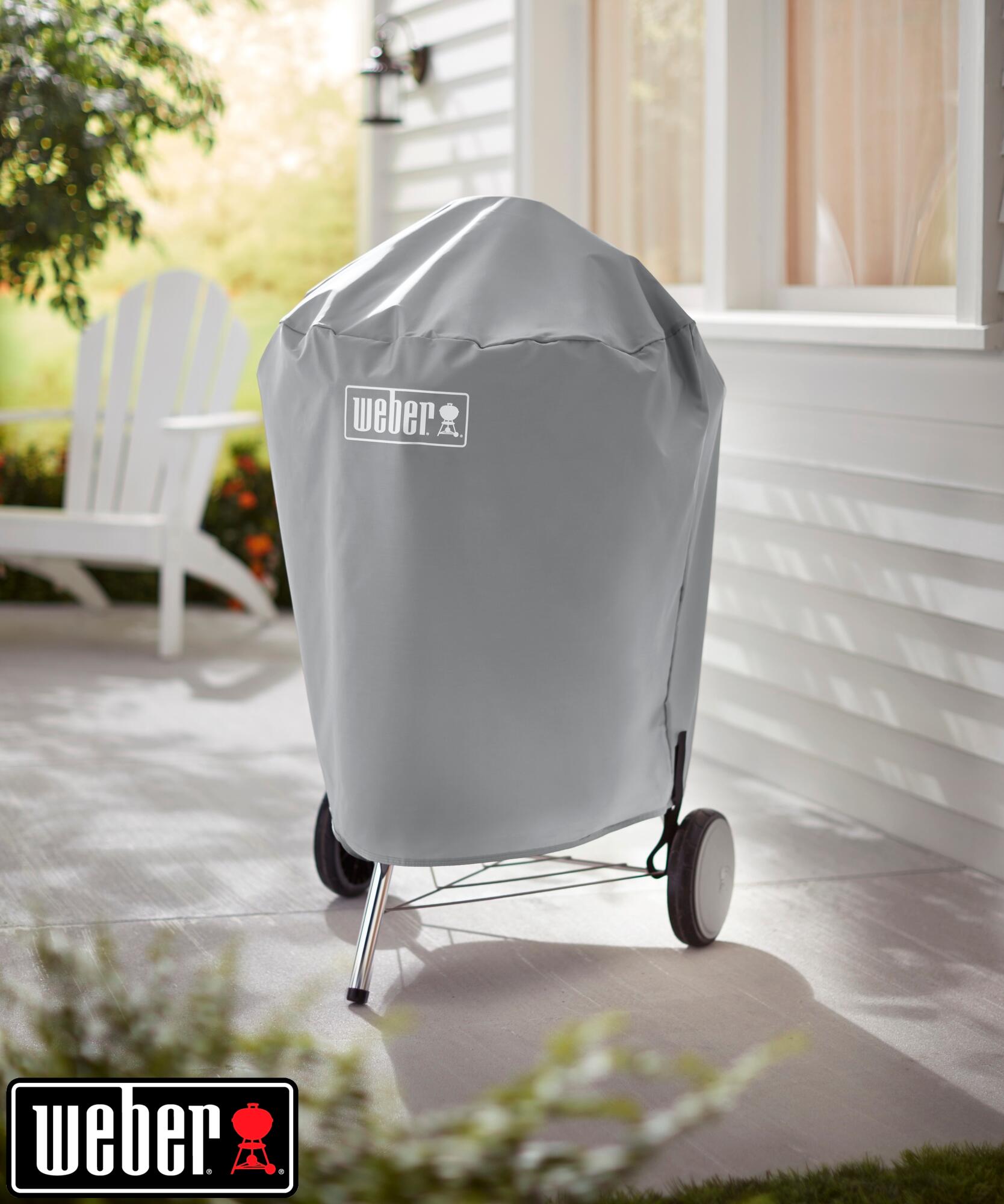 Housse de protection d'extérieur barbecue WEBER gris l.26.5 x H.17 cm - 3