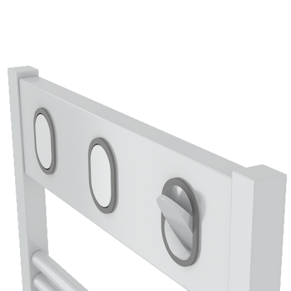 Sèche-serviettes électrique MARAPI TACTILE SAUTER 500W blanc - 4