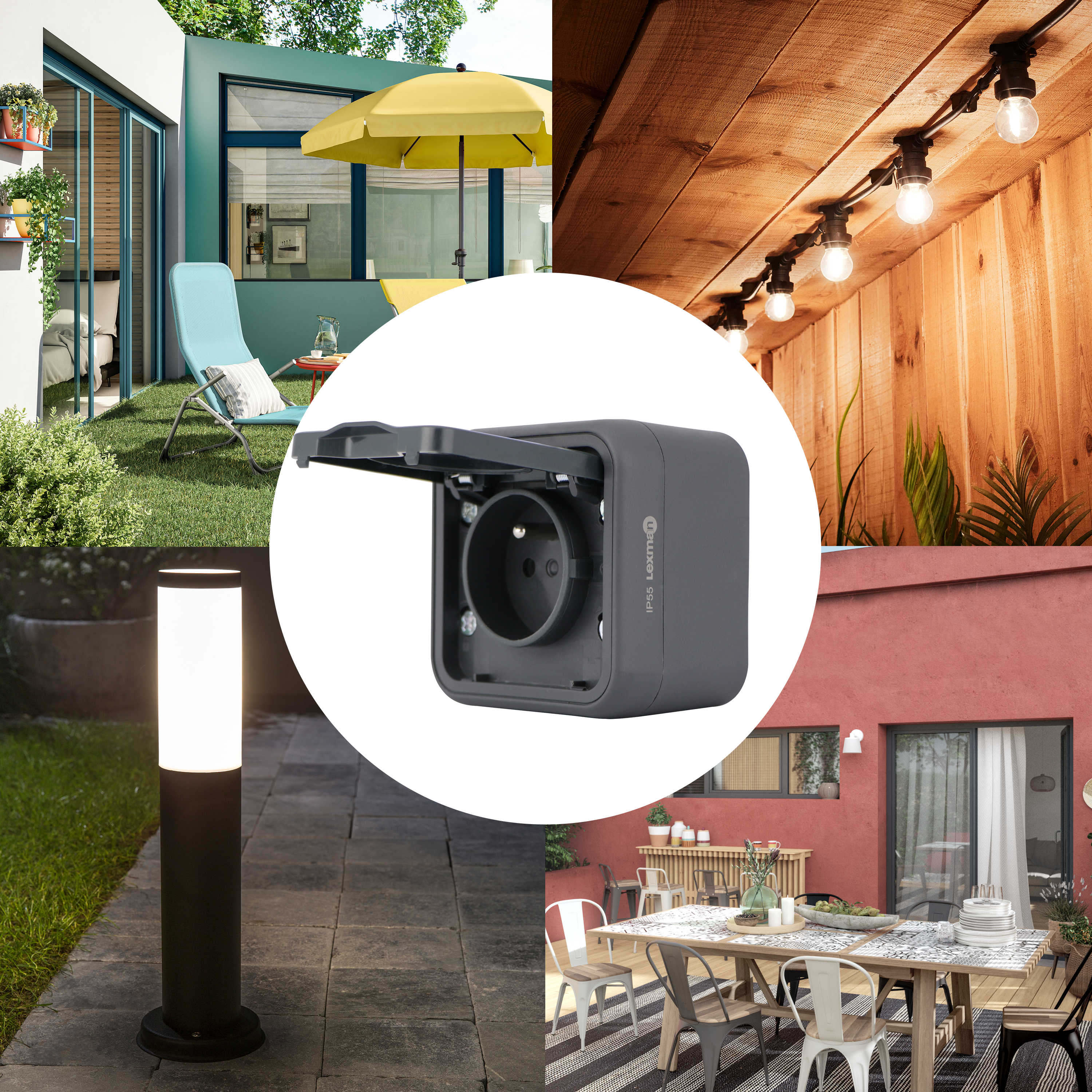 prise extérieure lexman - 1