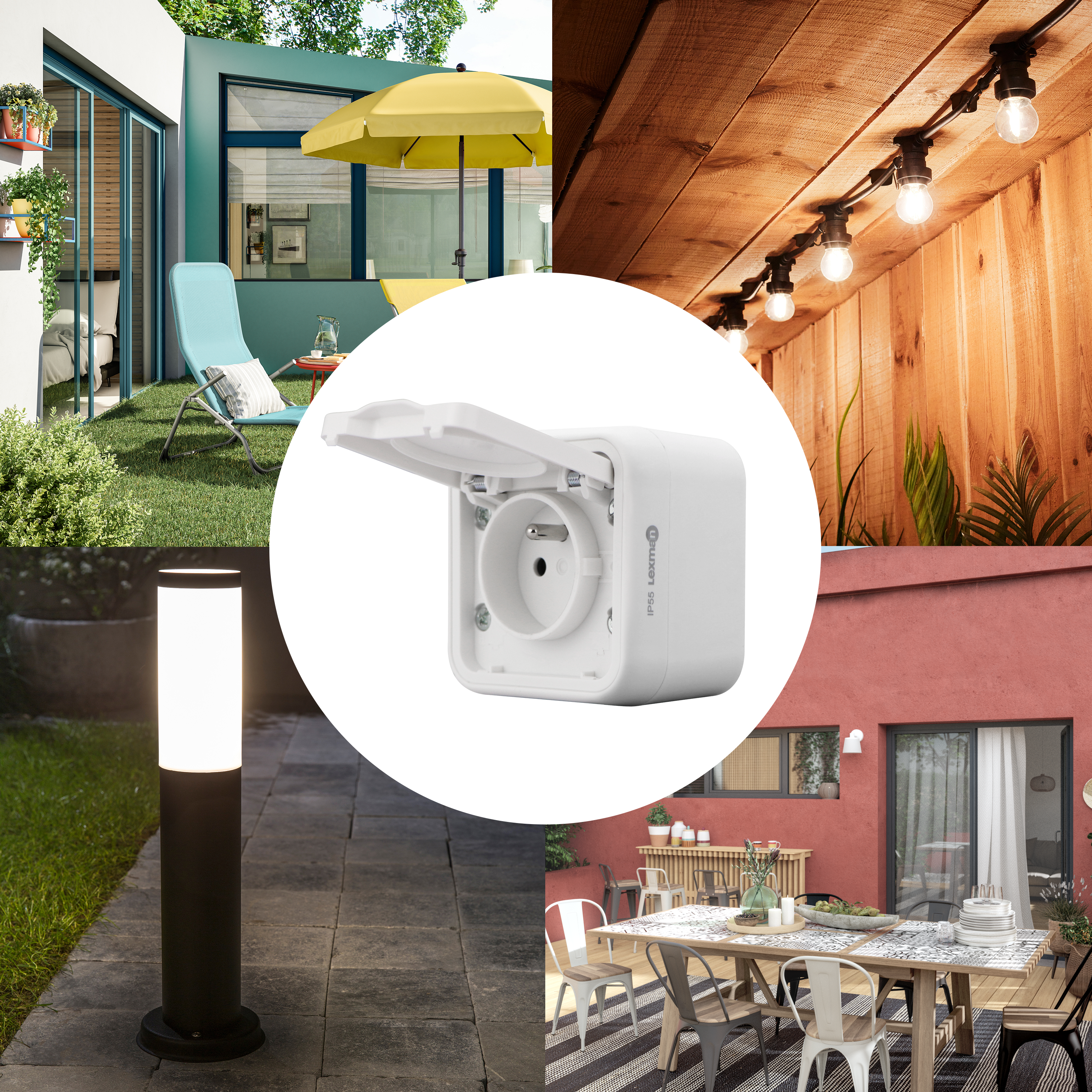 prise extérieure lexman