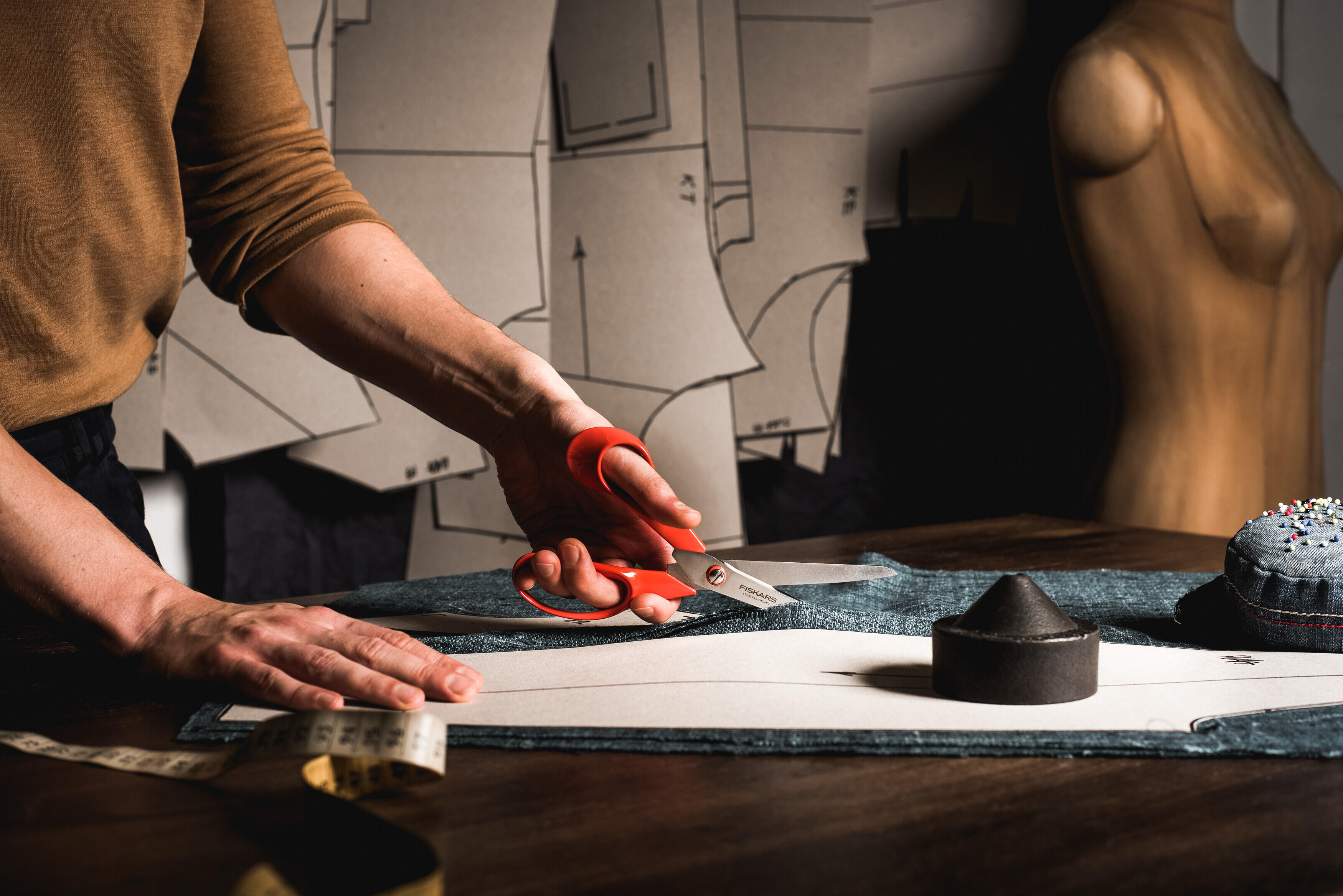 Tesoura fiskars universal esquerdinos 21cm - 4