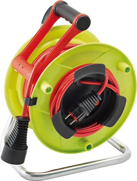 Enrouleur de câble électrique jardin L.30m H05VV-F 3G1.5, BRENNENSTUHL