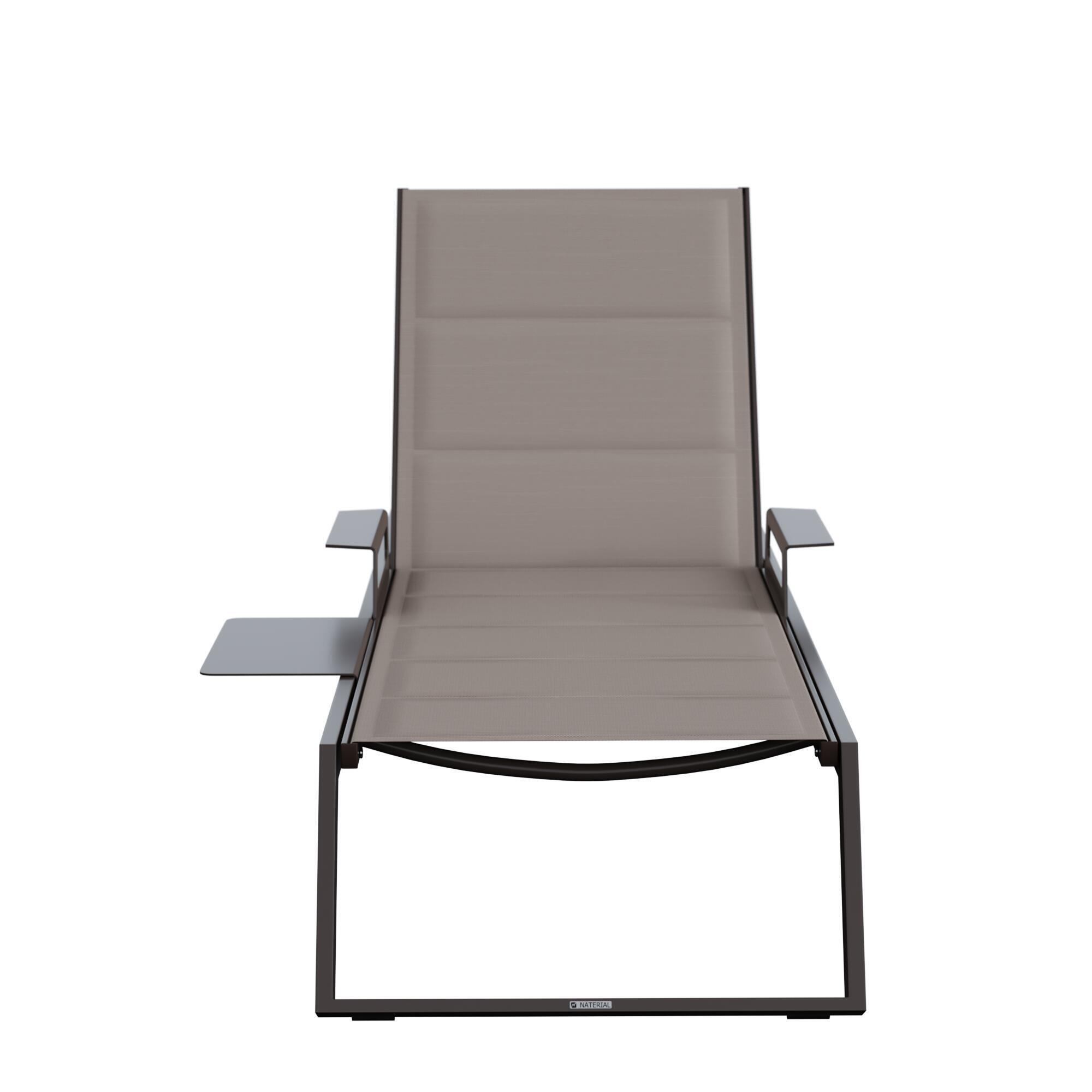 Espreguiçadeira de alumínio NATERIAL ODYSSEA II MOKA - 15