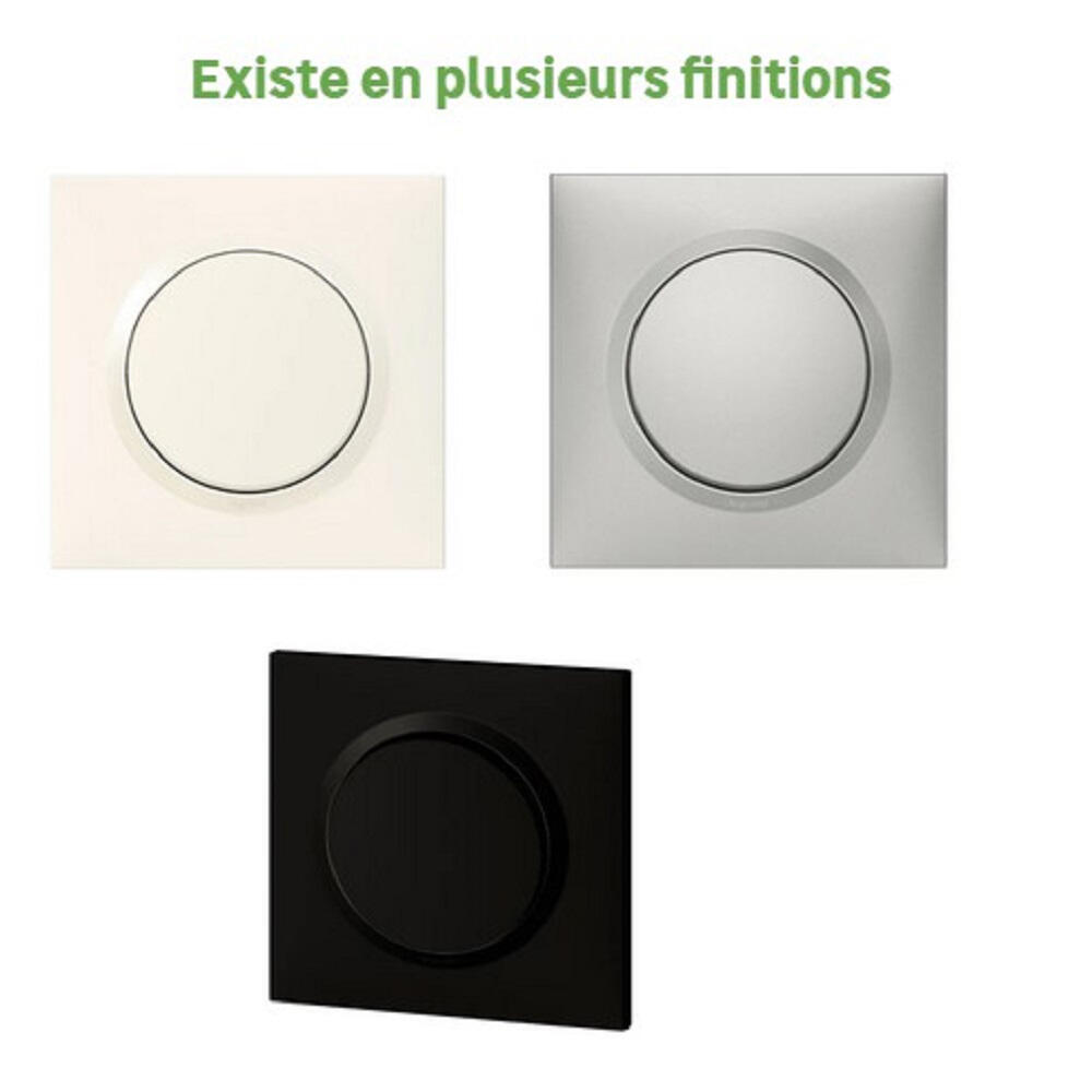 Interrupteur va-et-vient, LEGRAND Dooxie, aluminium - 2