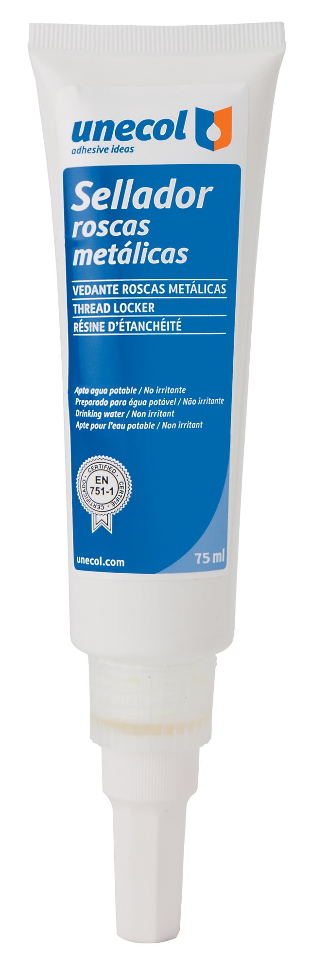 Sellador roscas metálicas tubo 75ml