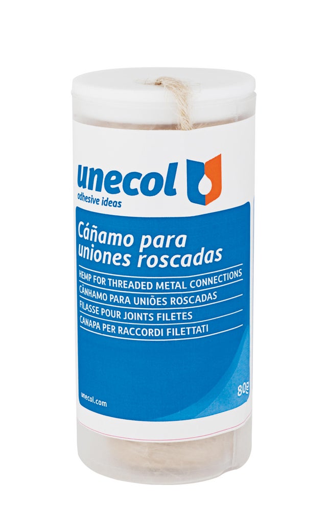 Linho para canalização 80 g castanho Unecol