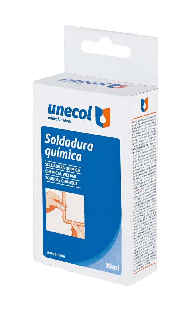Soldadura química UNECOL botella 10 ml
