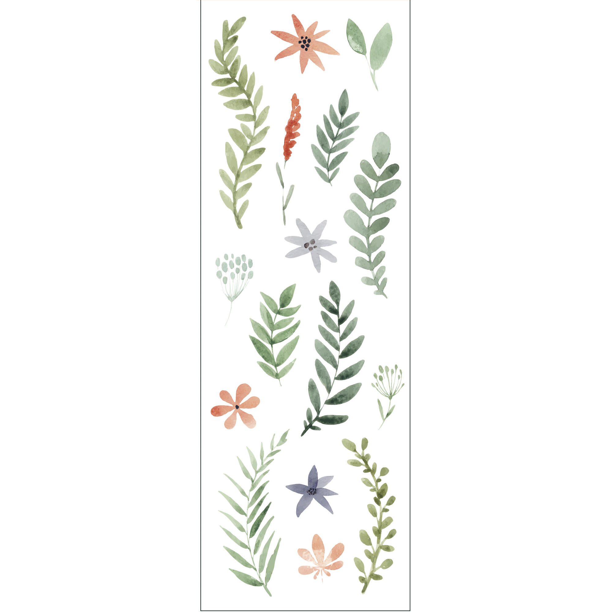Stickers adhésifs Hortense, vert, 24 cm x 68 cm - 2