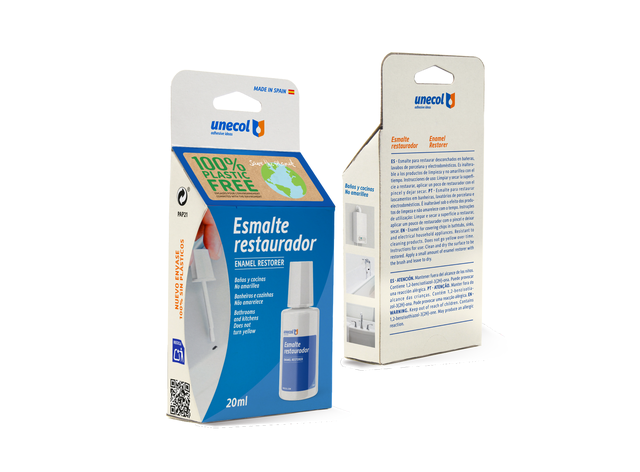 Esmalte restaurador UNECOL con pincel 20 ml