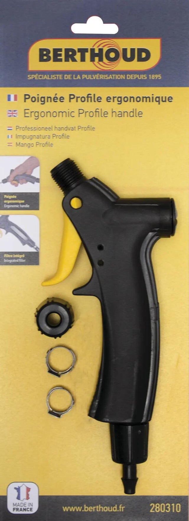 Poignée ergonomique pour lance BERTHOUD