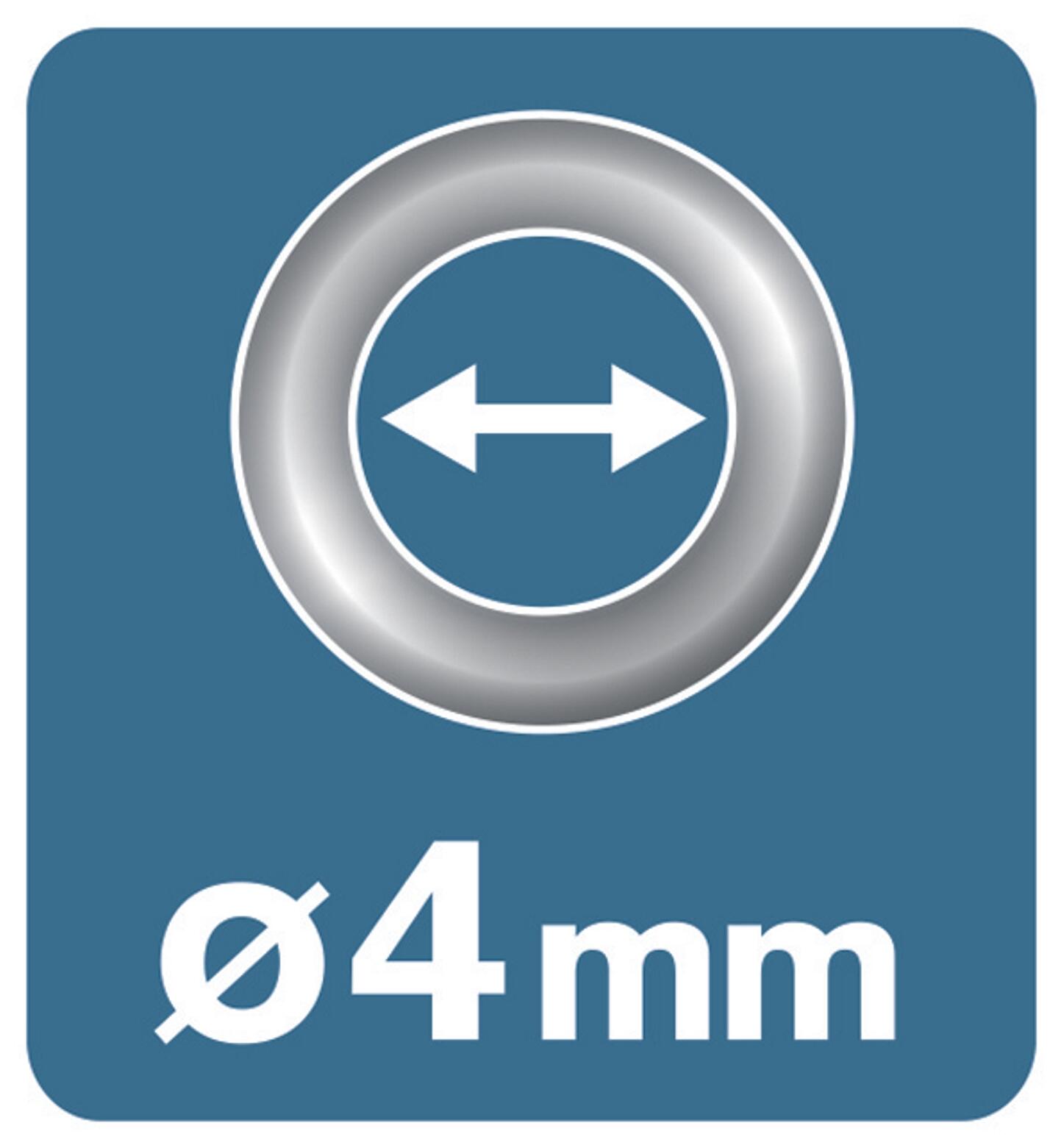 Oeillets acier Diam.4 RAPID - 4