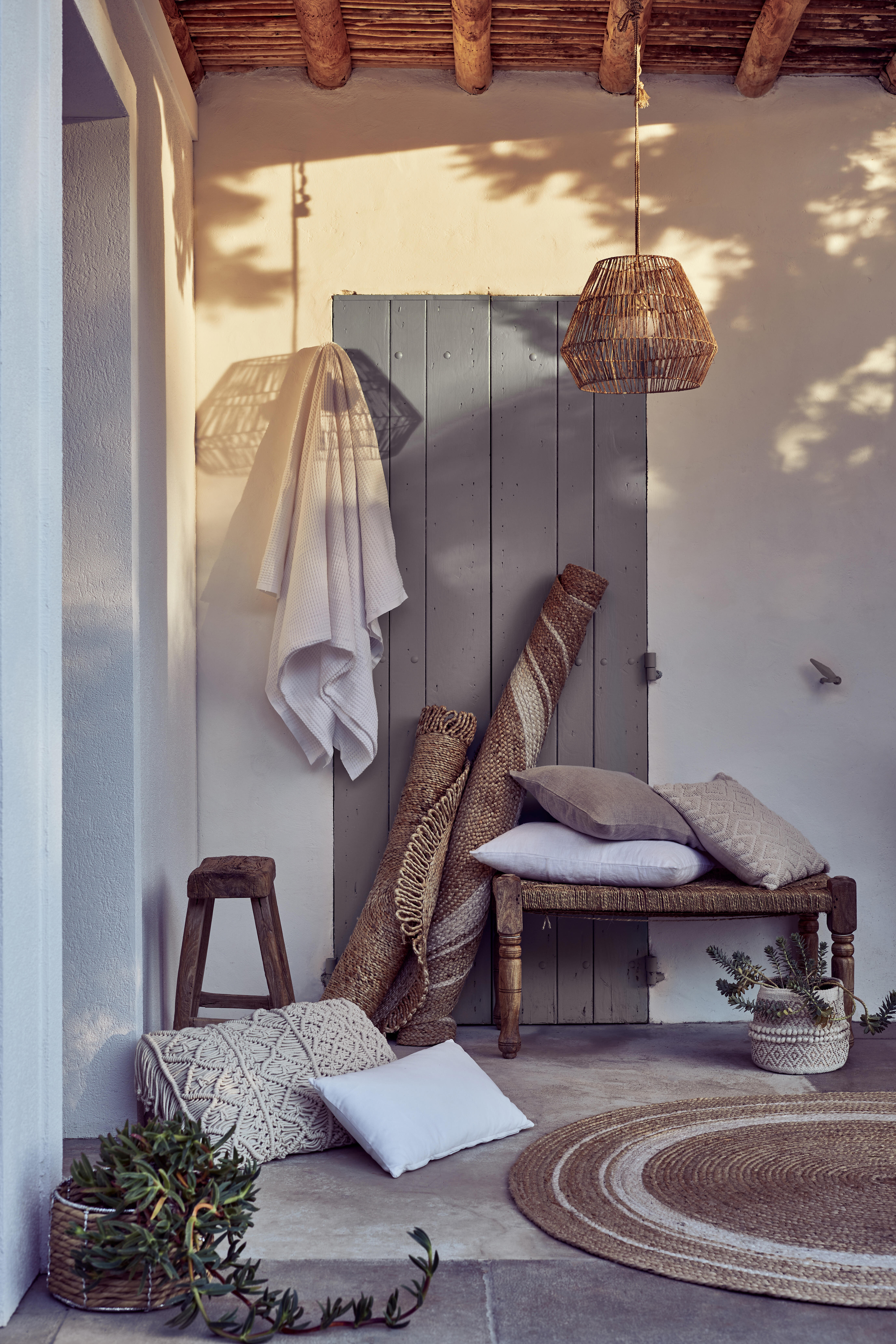 Coussin Roso, écru l.40 x L.40 cm - 5