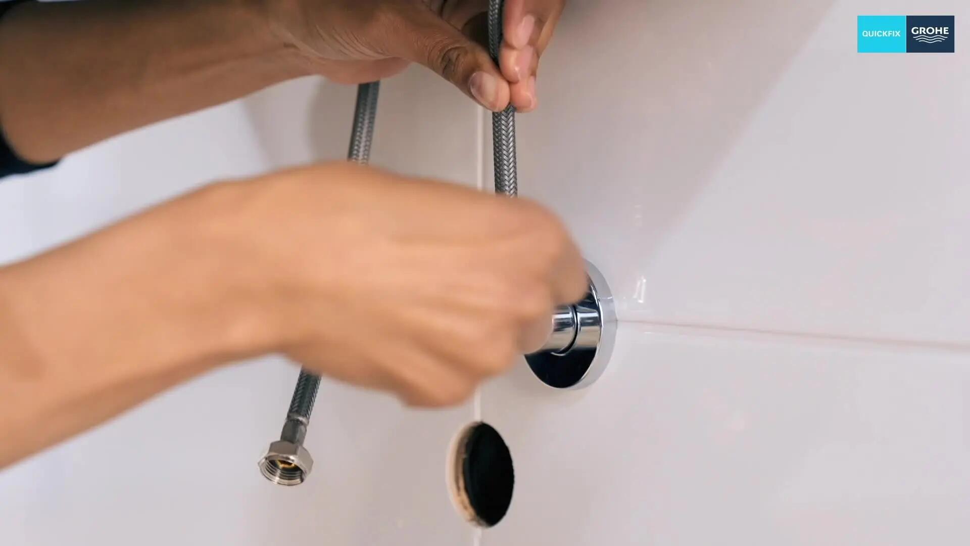 Rubinetto da cucina con doccetta 45° Start argento cromato lucido GROHE - 2