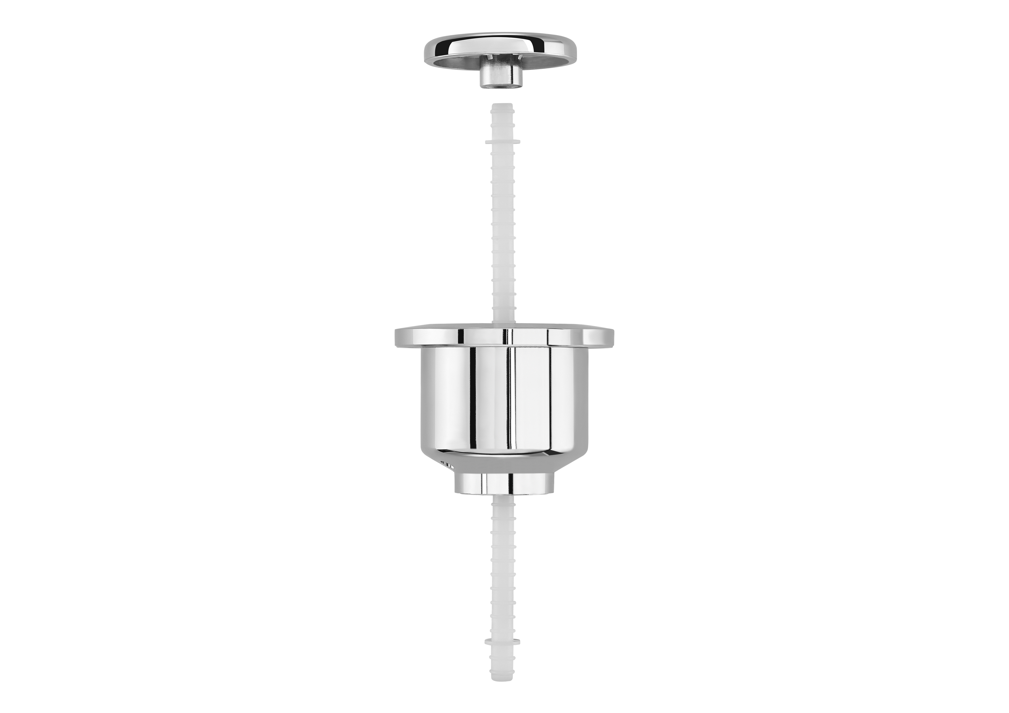 Pulsador simple incluye varilla roscada y tornillo de fijación roca