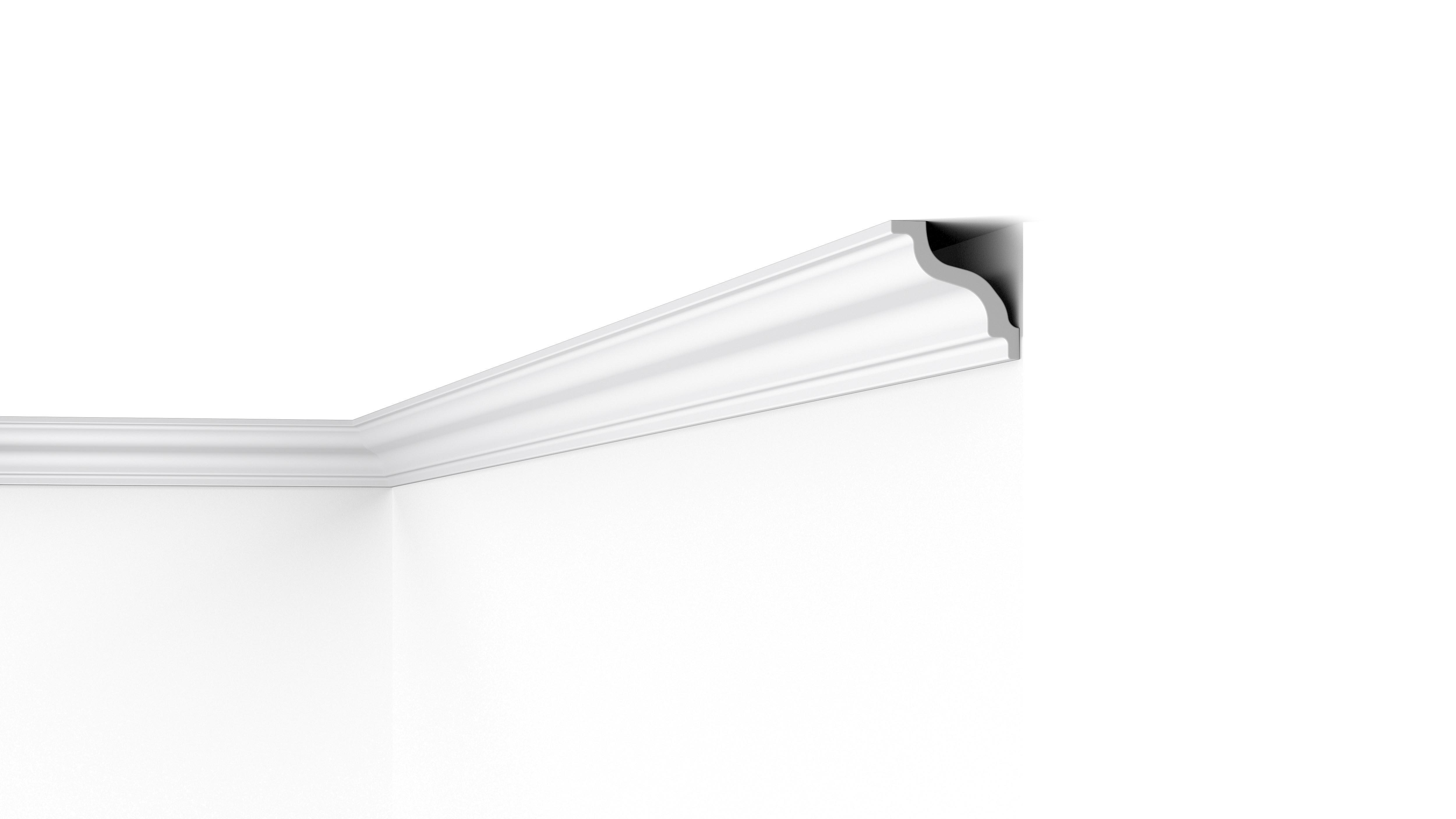 Moulure en polymère extrudé D9, 70 x 70 mm, 2 m - 2
