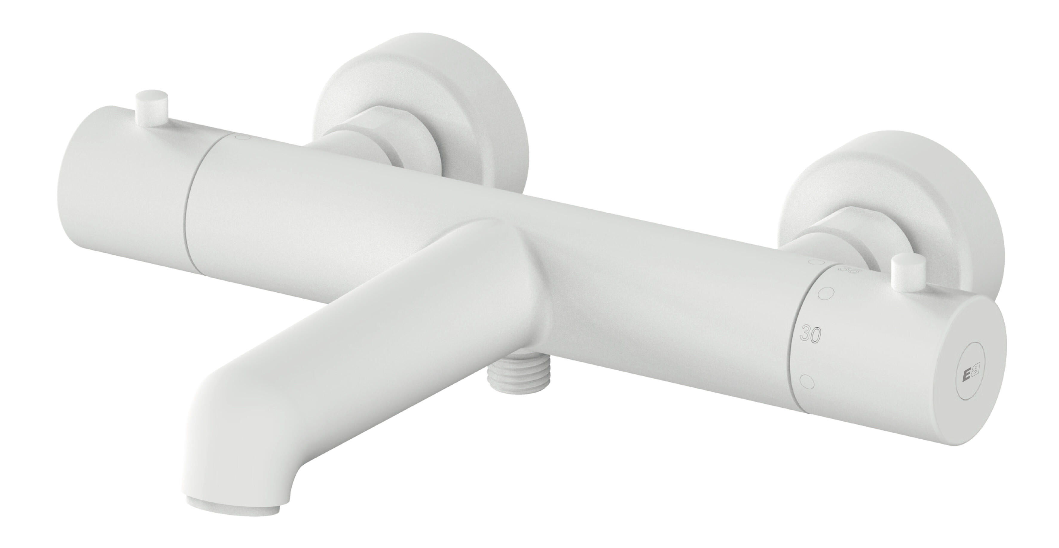 Grifo bañera termostático essebagno envol blanco