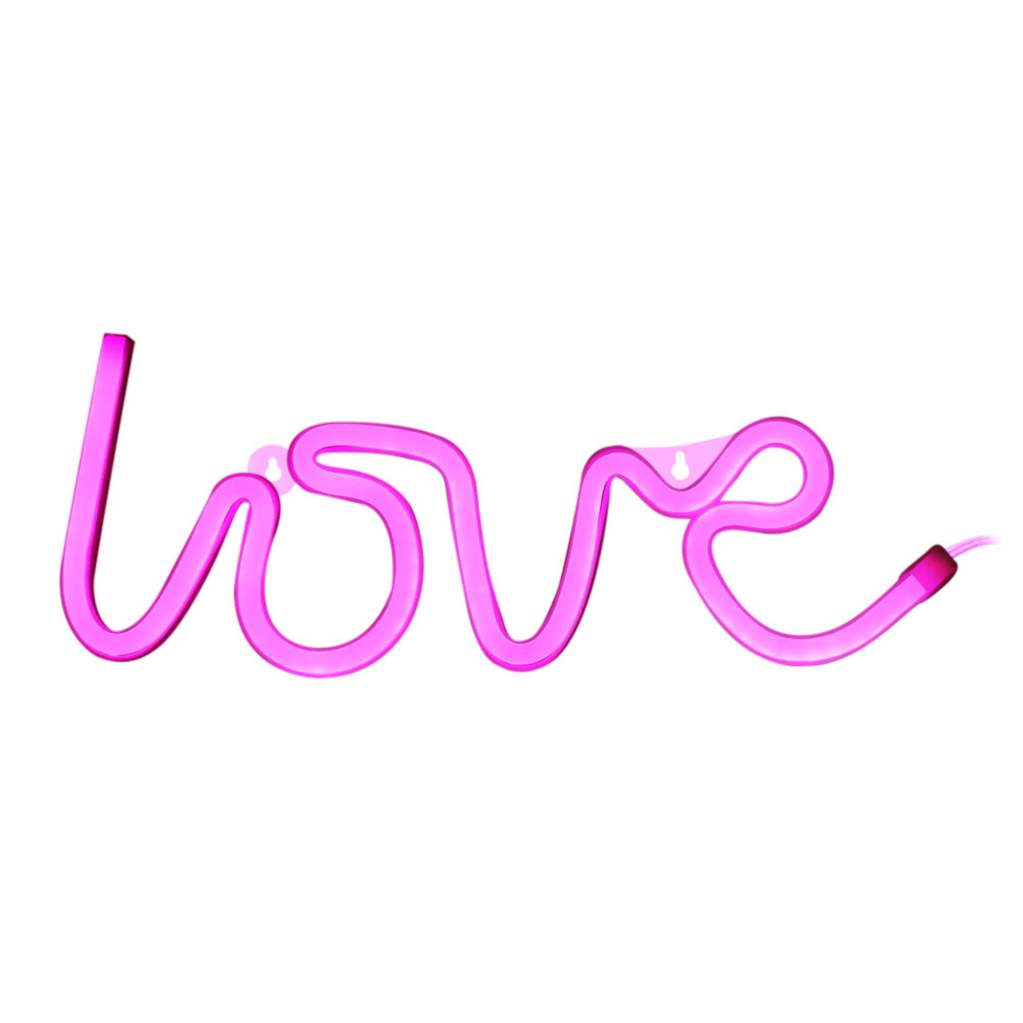 Lampe néon, LED, blanc, Love, INSPIRE - 4