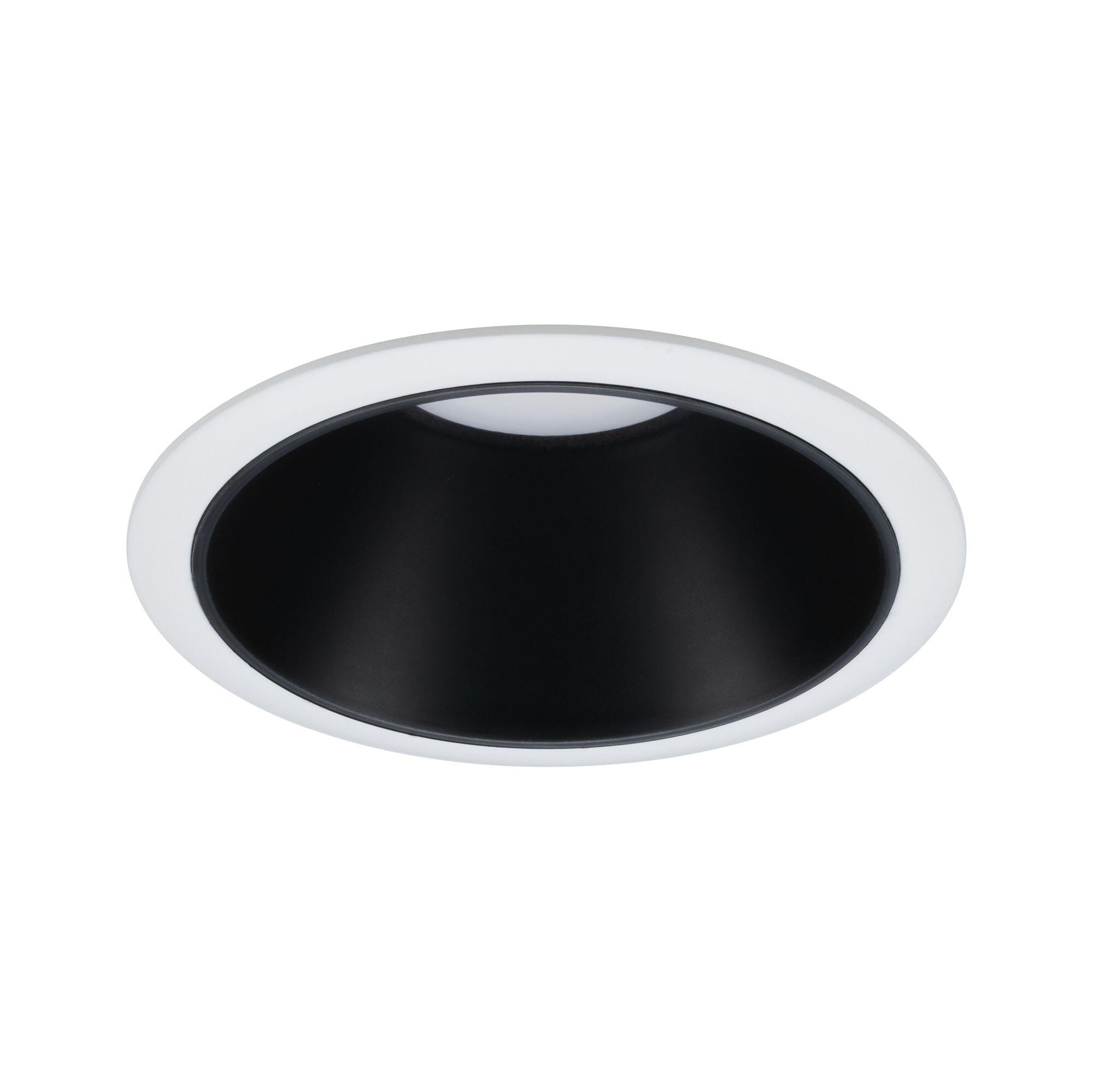 Spot individuel à encastrer Cole led intégrée, 2700K PAULMANN rond blanc/noir - 5