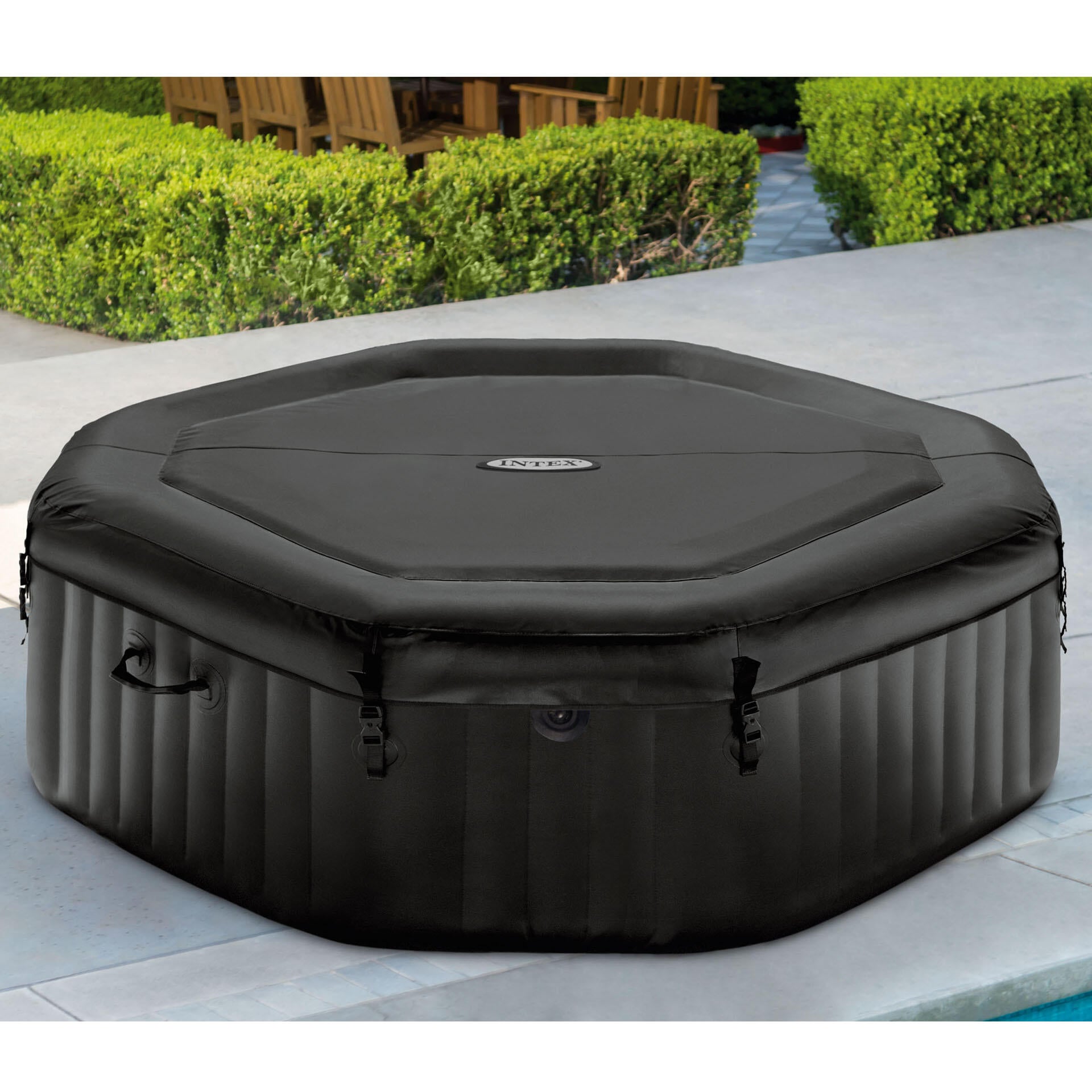 Pure Spa gonflable INTEX Carbone octogonal 4 places - 8