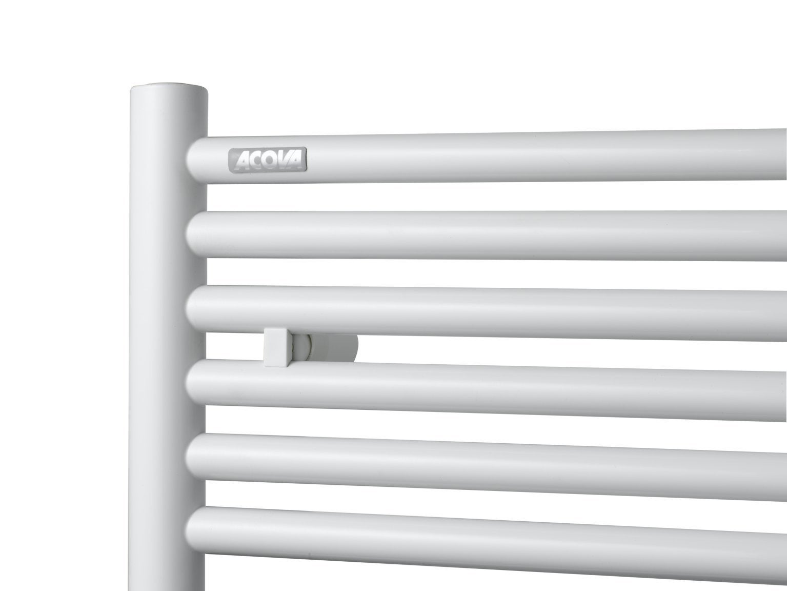 Sèche-serviettes à eau chaude eau chaude ACOVA, 615 W, H.133.2 x l.50 cm Angora  - 4