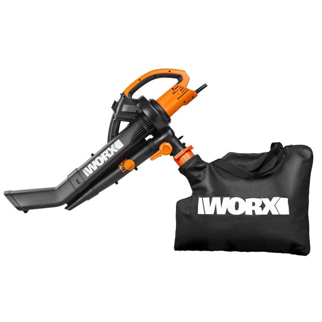 WORX Souffleur Aspirateur Broyeur 3000W WG505E (de 128 à 335 km/h)