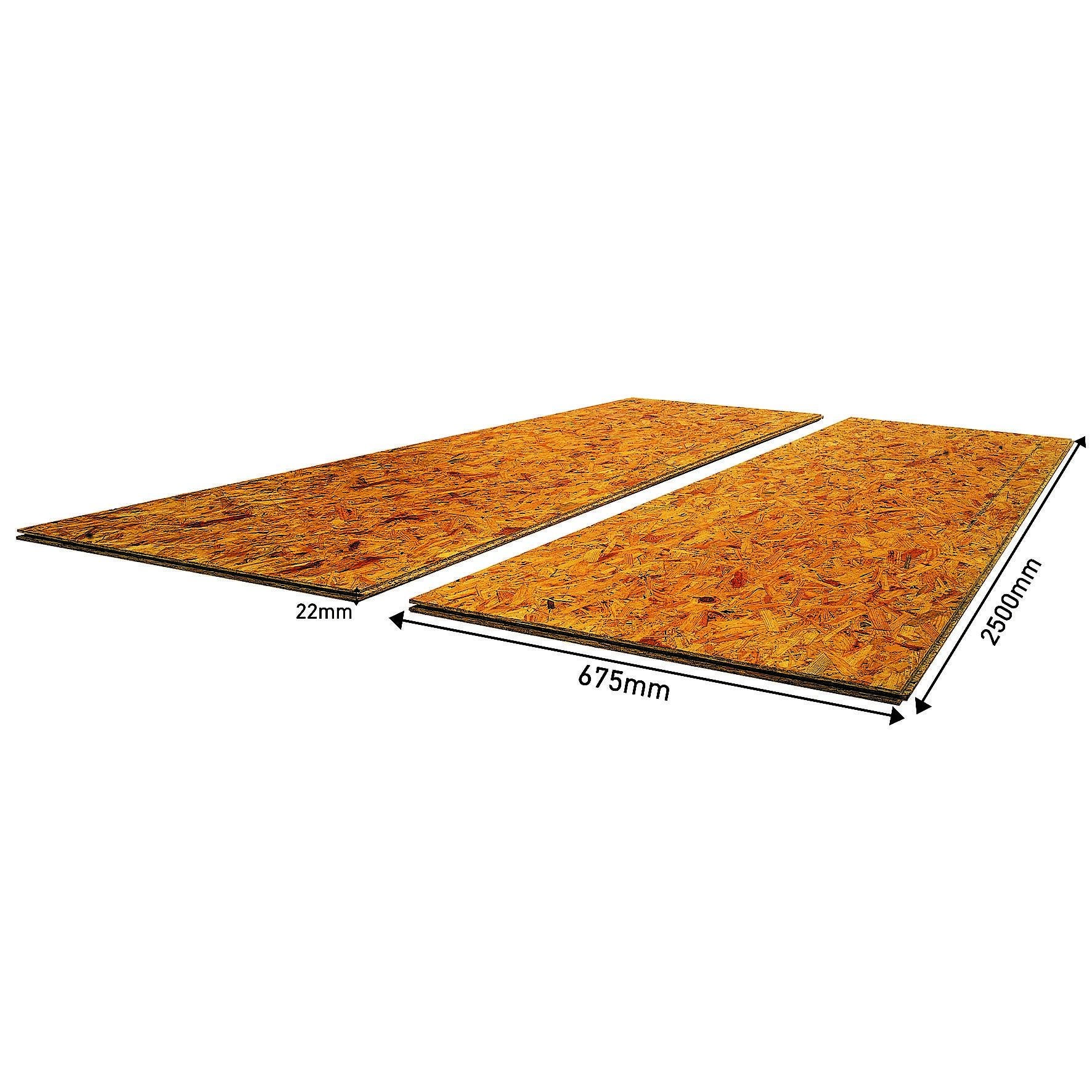 Plaque OSB4 pour plancher naturel SWISS KRONO, Ep.22 mm x L.67.5 x l.250 cm - 3