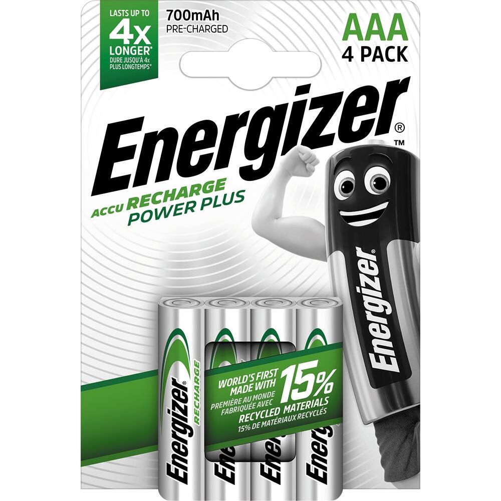 Pack de 4 pilas recargables ENERGIZER LR06 AA de 700 mAh - 2