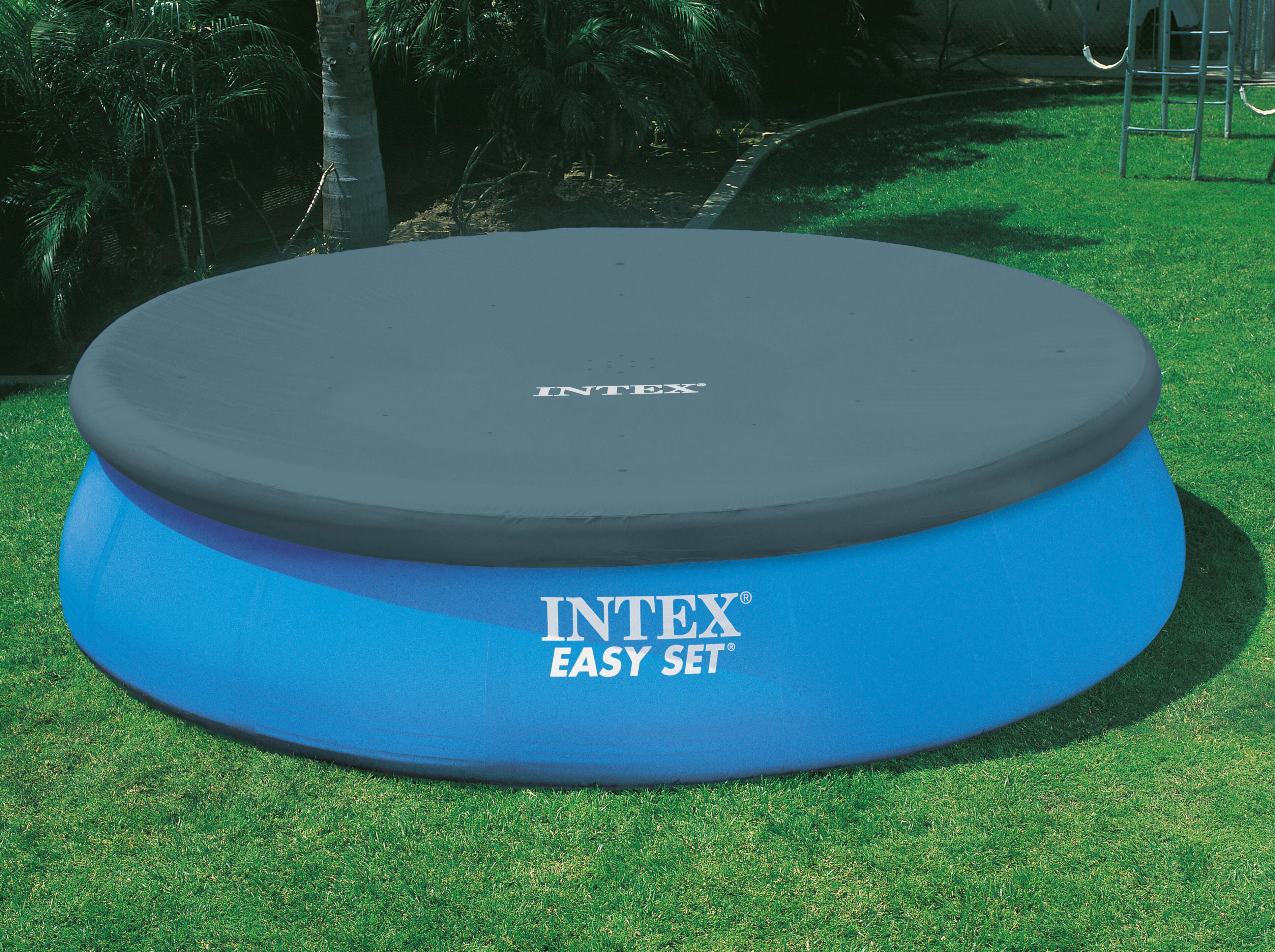 Bâche de protection INTEX pour piscine autoportante 2,44m - 2