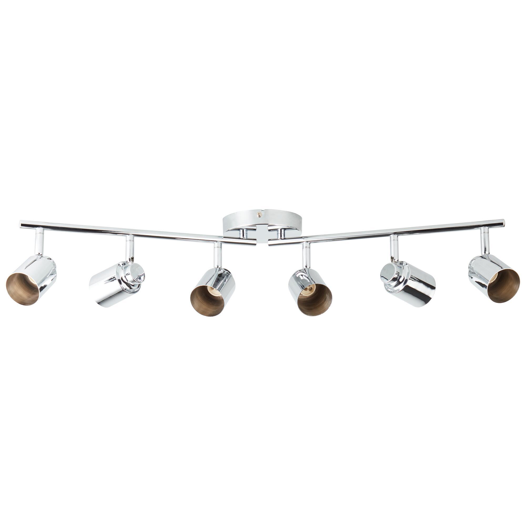 Foco decorativo INSPIRE TEKLA 6 LÂMPADAS GU10X6 METAL CROMADO - 11