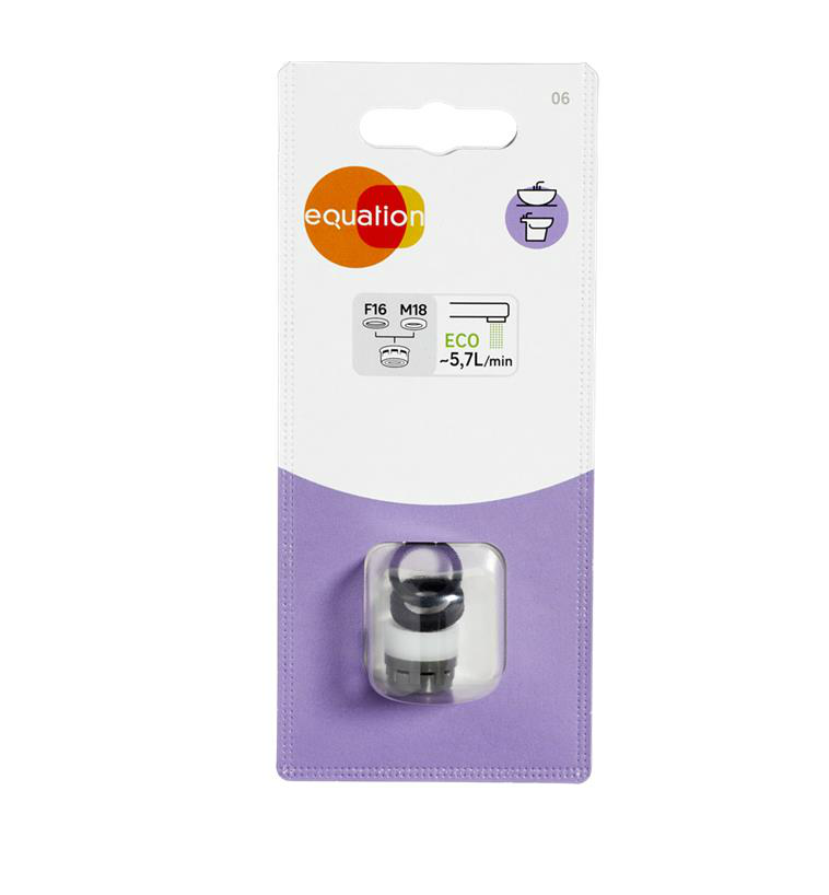 Recharge mousseur robinet salle de bain, M18 / F16 eco, EQUATION - 7