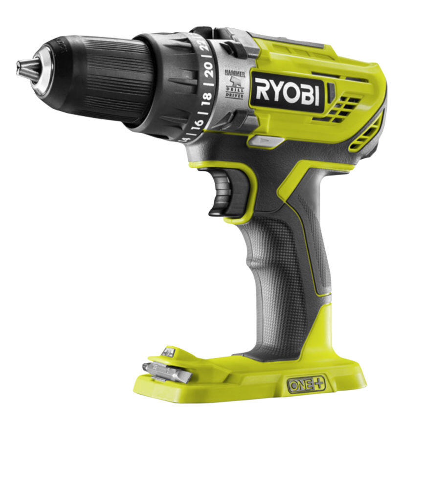 Taladro percutor ryobi r18pd3-0 18v sin batería y cargador