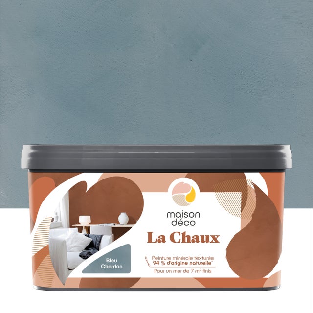 Peinture à effet, La chaux MAISON DECO, chardon, mat, 2.5 l
