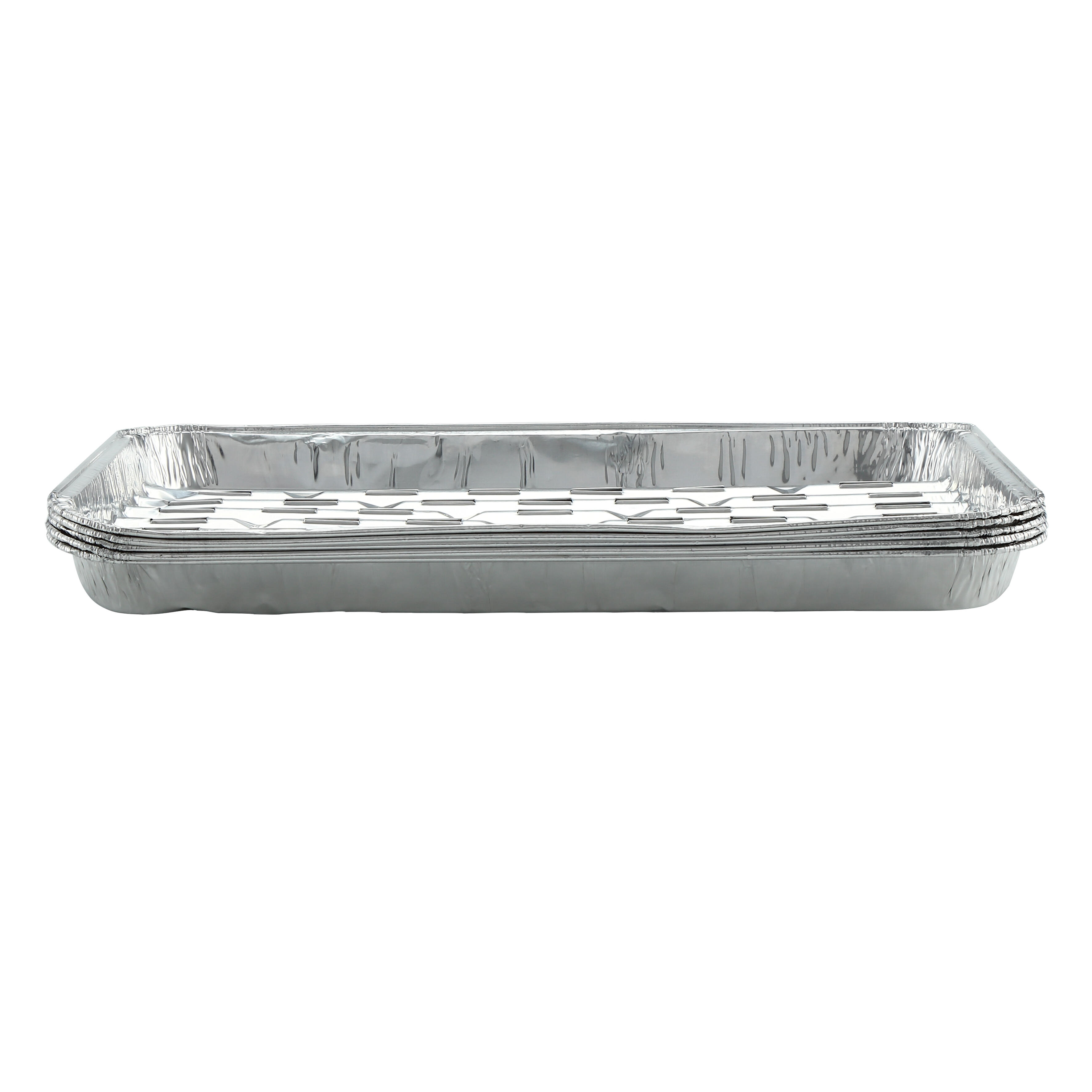 Set de 5 bandejas de aluminio antillama 34x23 cm