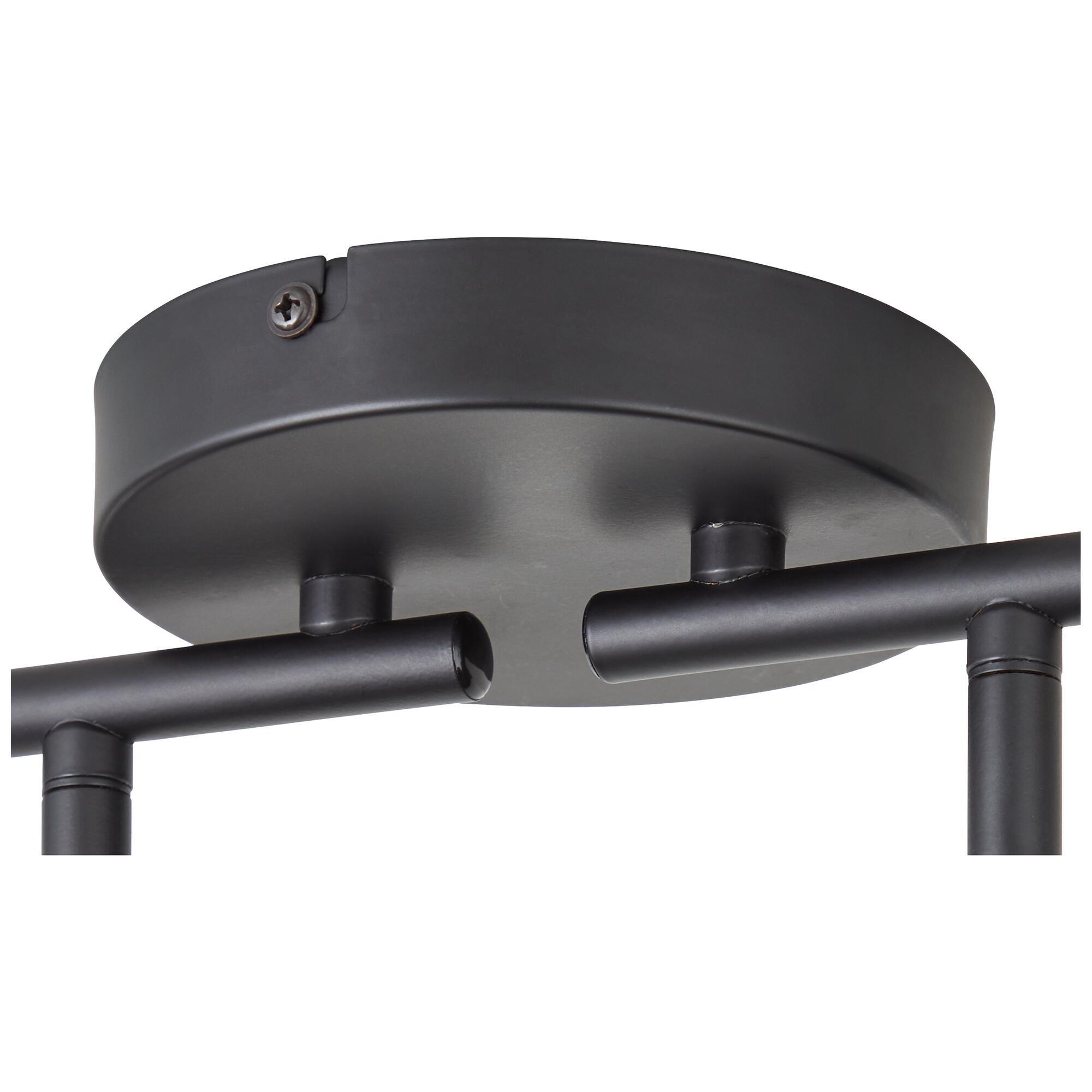 Rampe 6 spots, métal noir GU10, INSPIRE Tekla - 9